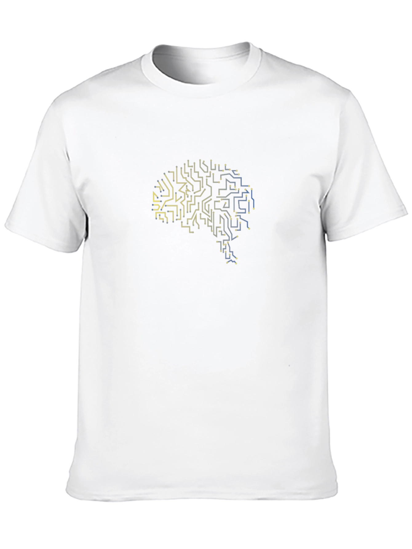 Circuit Brain Graphic Tee - Black