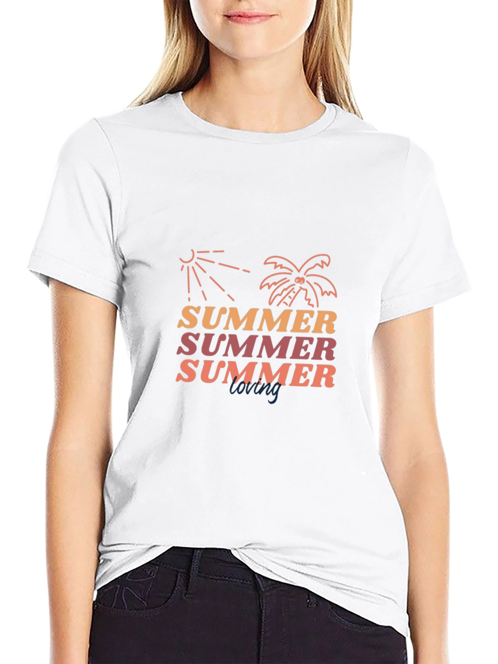 Summer Loving Graphic Print Tee