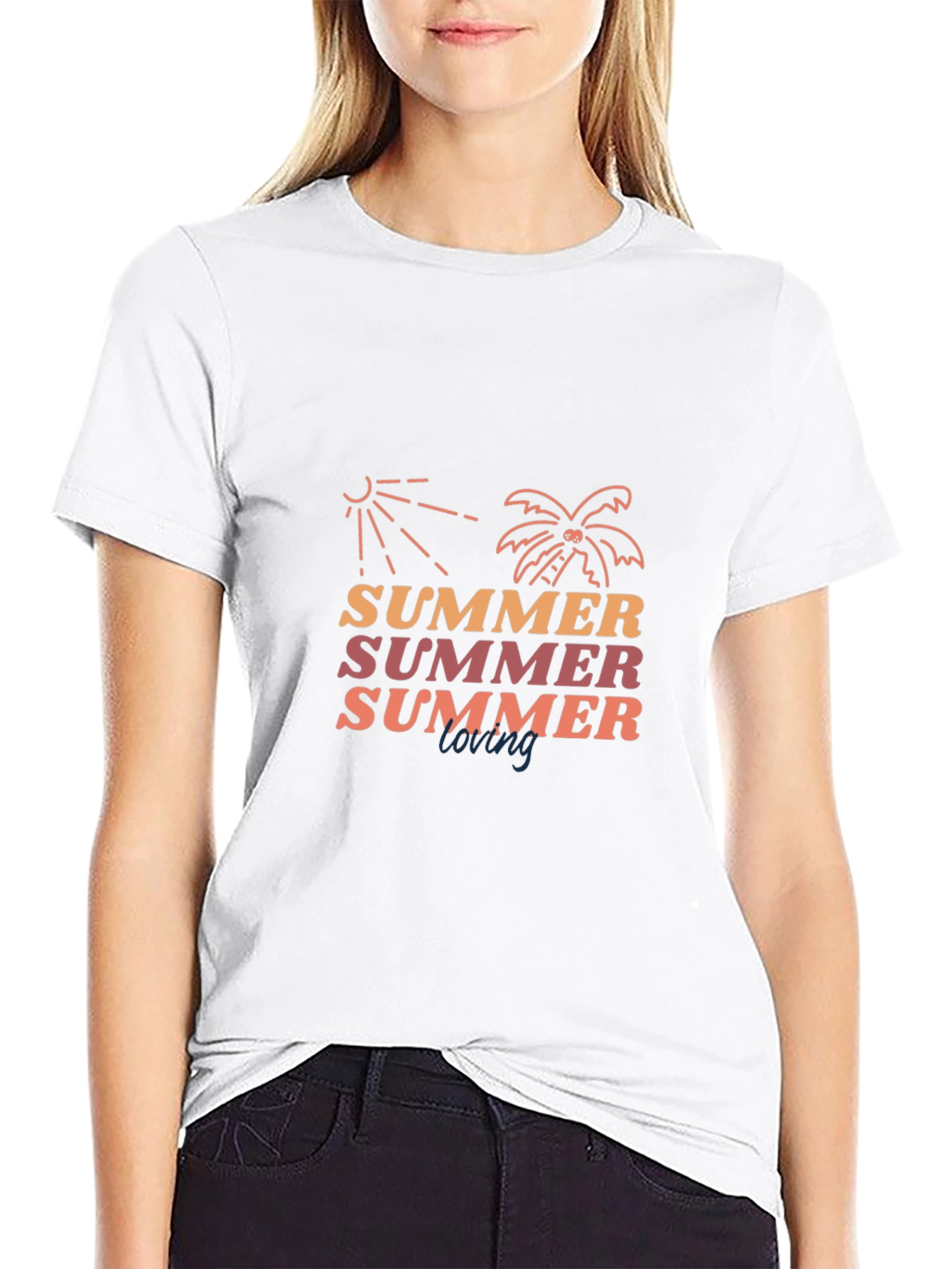 Summer Loving Graphic Print Tee