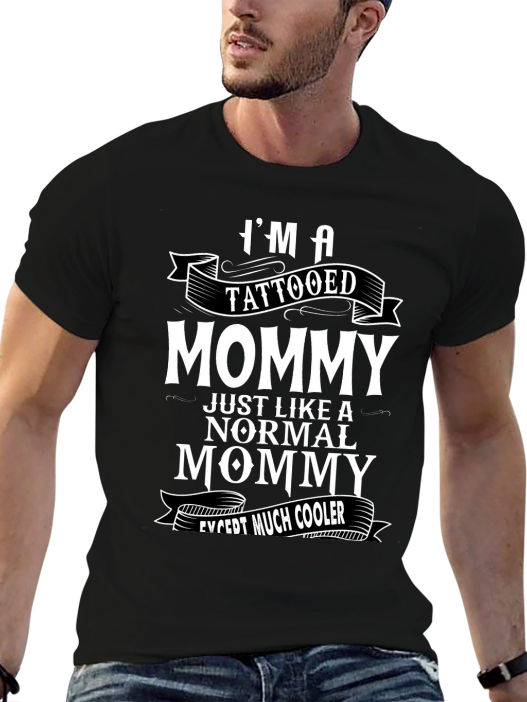 Tattooed Mommy Graphic Tee - Cool Mom Shirt