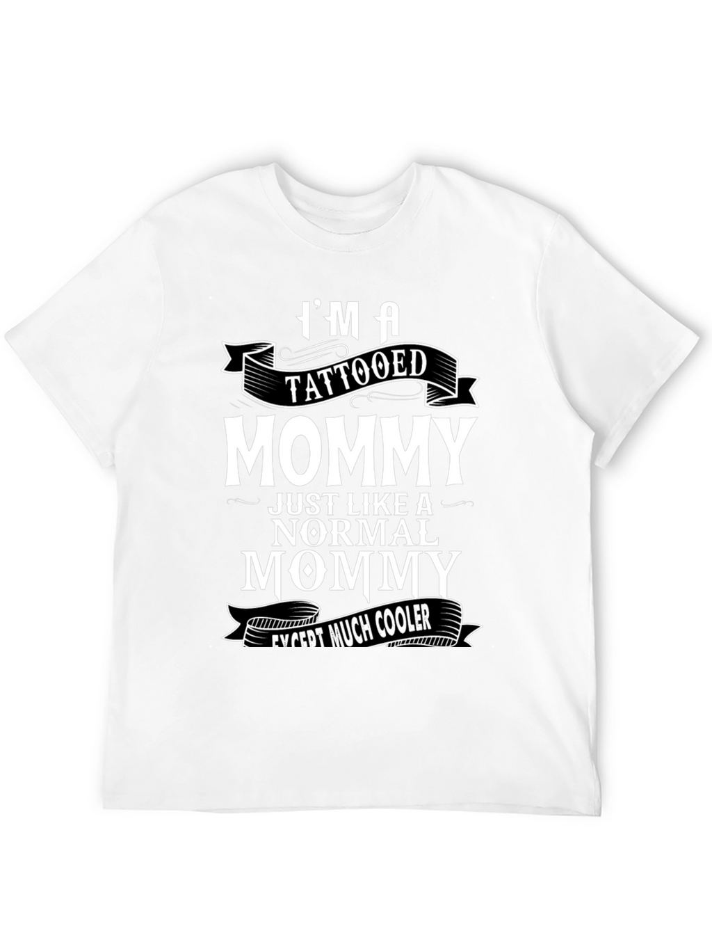 Tattooed Mommy Graphic Tee - Cool Mom Shirt