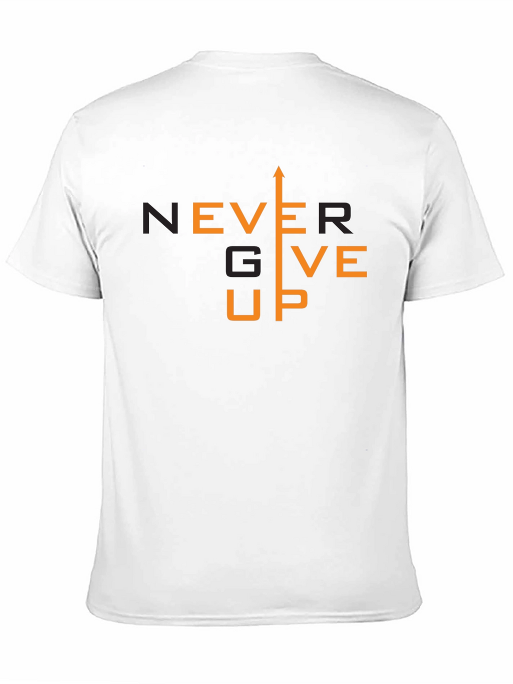 Never Give Up Graphic T-Shirt - Motivational Tee