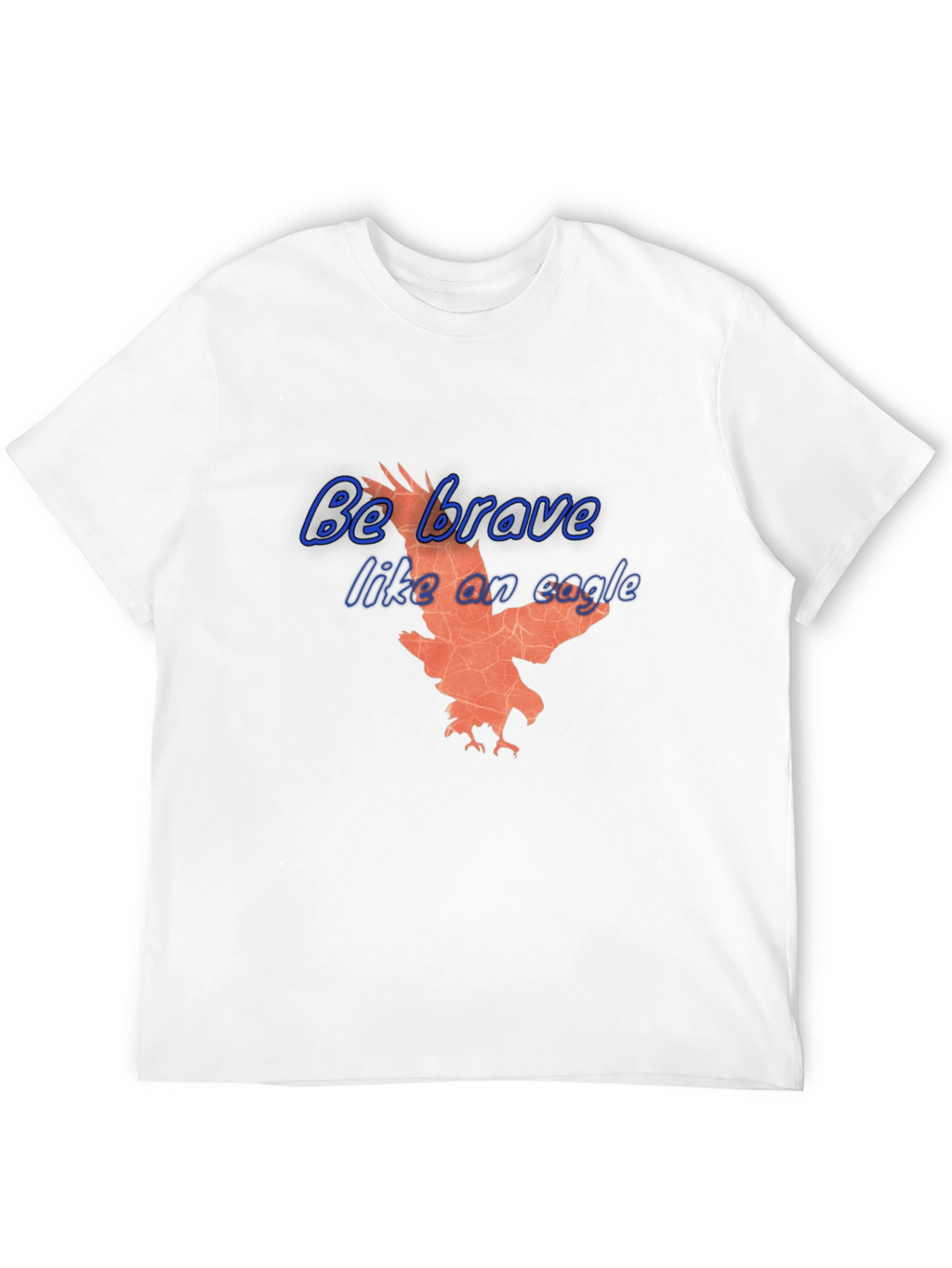 Be Brave Like an Eagle T-Shirt - Black