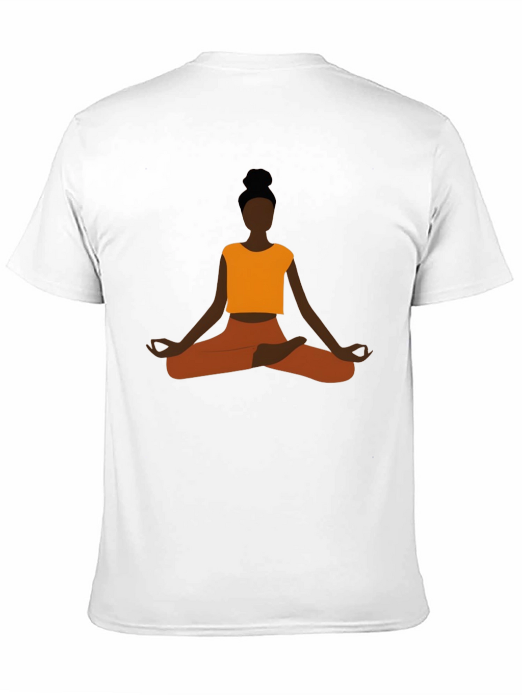 Yoga Meditation Graphic Tee - Mens Black T-Shirt