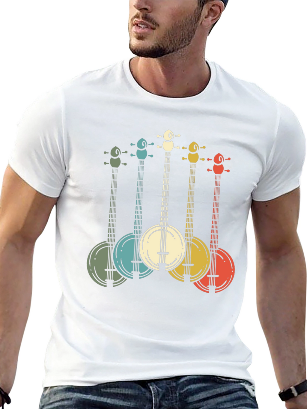 Retro Banjo Music T-Shirt