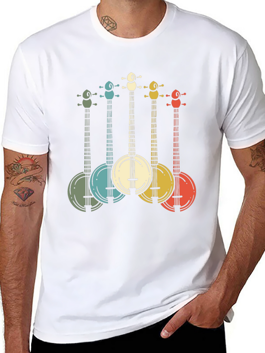 Retro Banjo Music T-Shirt