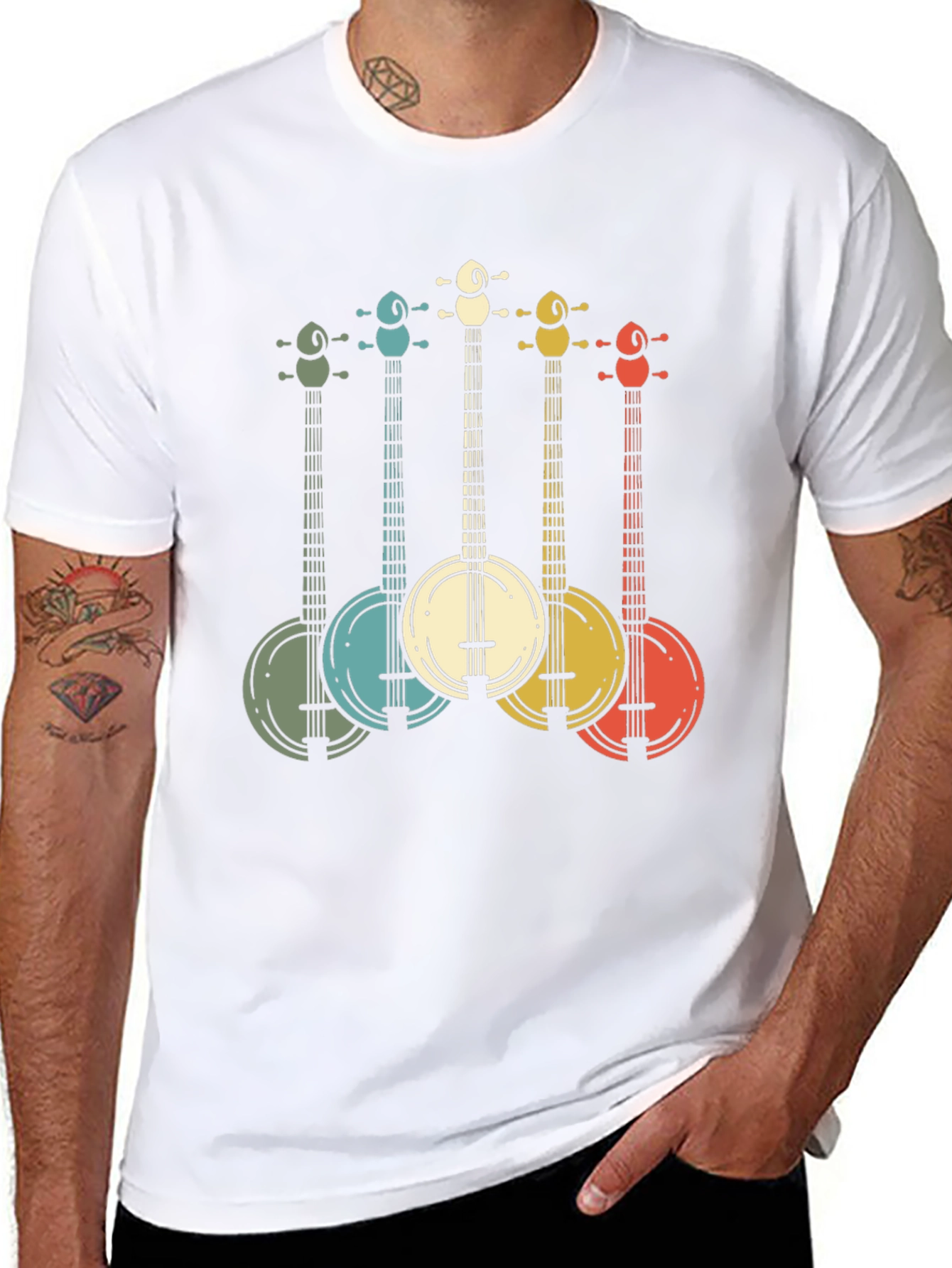 Retro Banjo Music T-Shirt