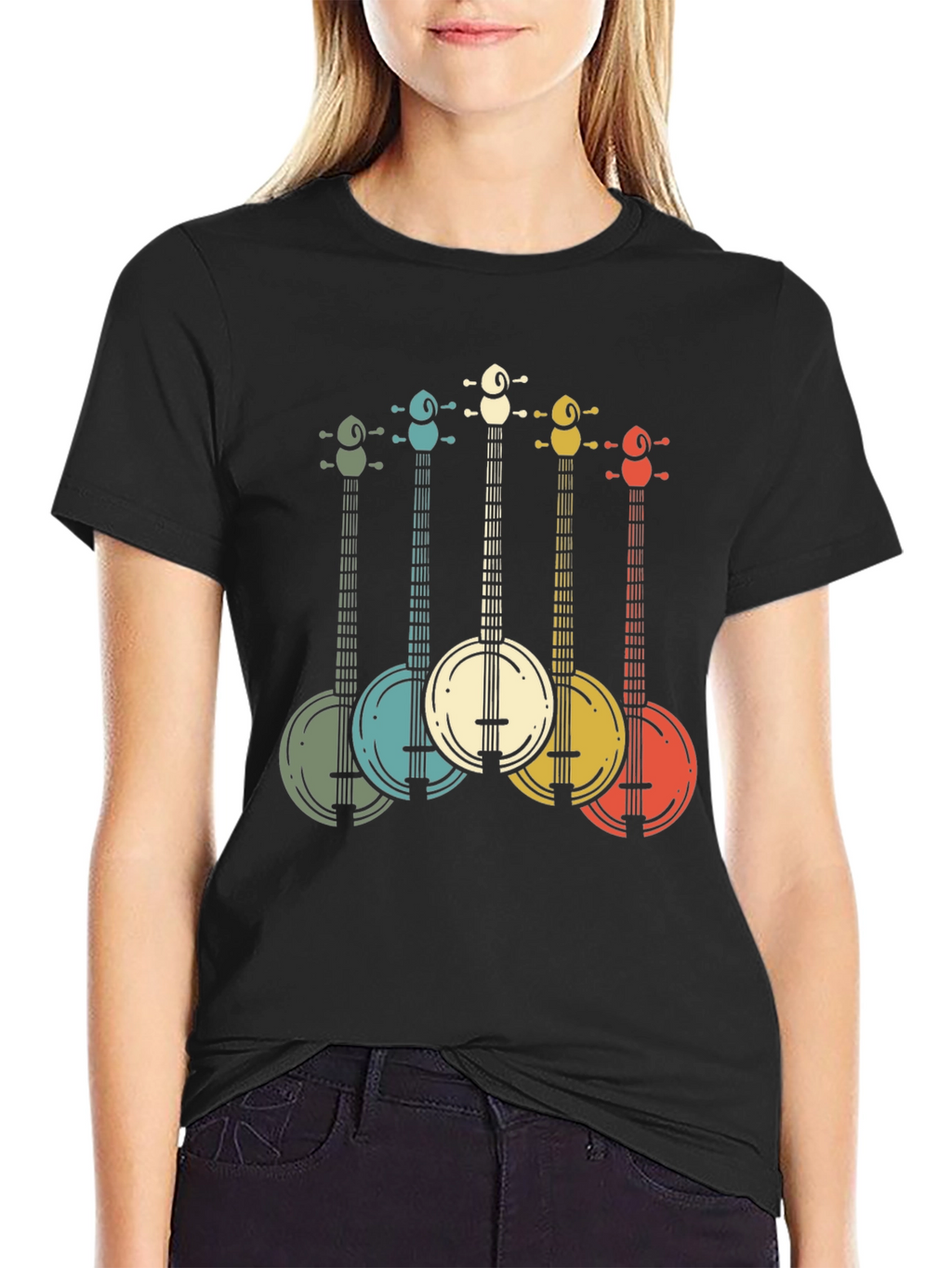 Retro Banjo Music T-Shirt