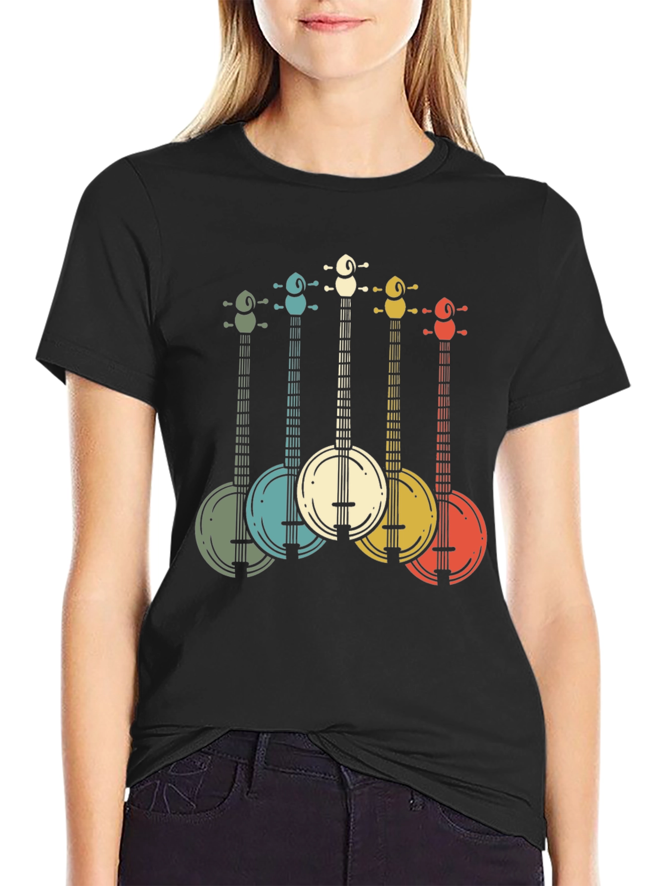 Retro Banjo Music T-Shirt