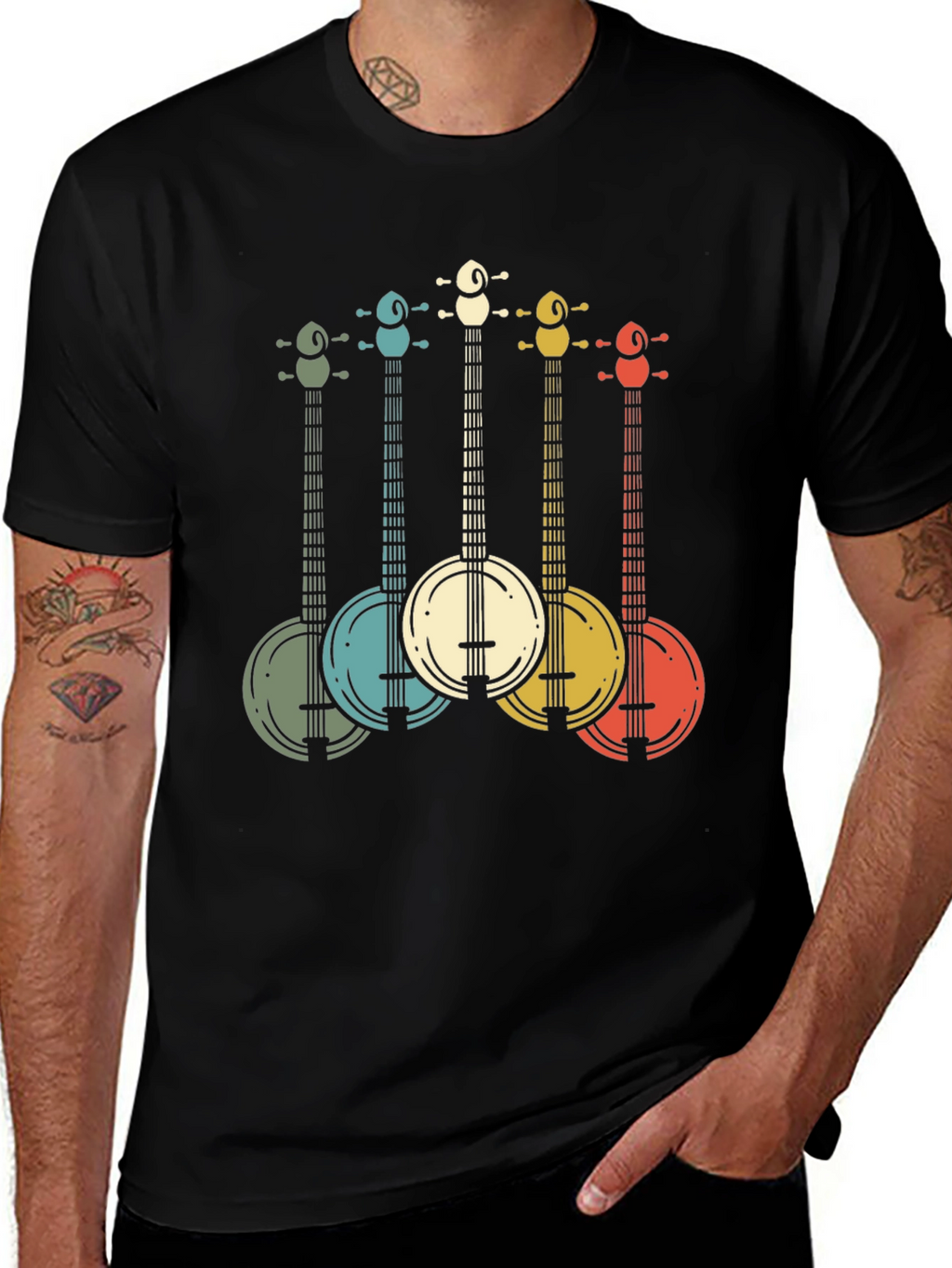 Retro Banjo Music T-Shirt