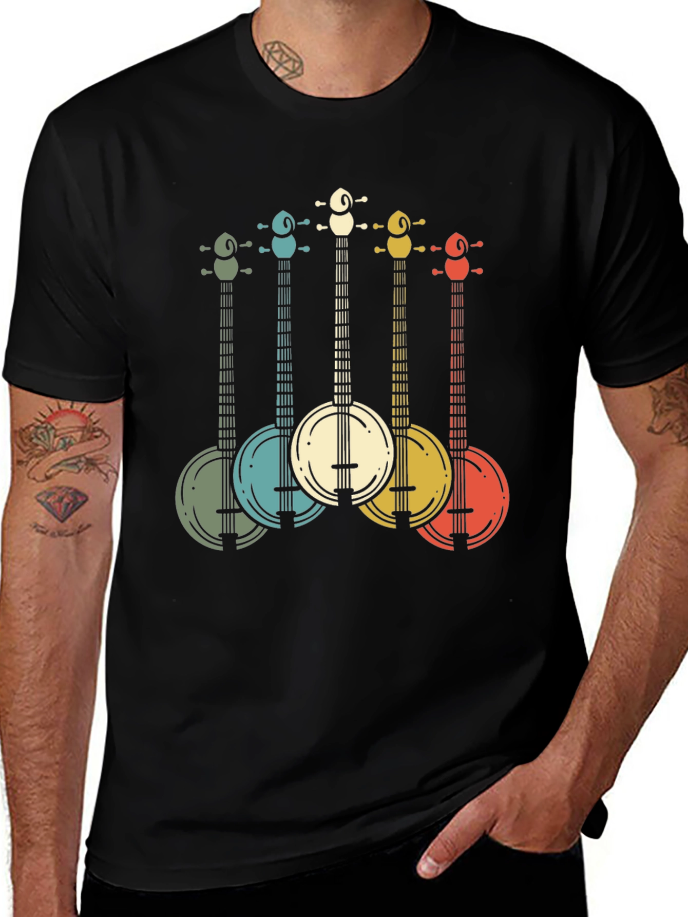 Retro Banjo Music T-Shirt