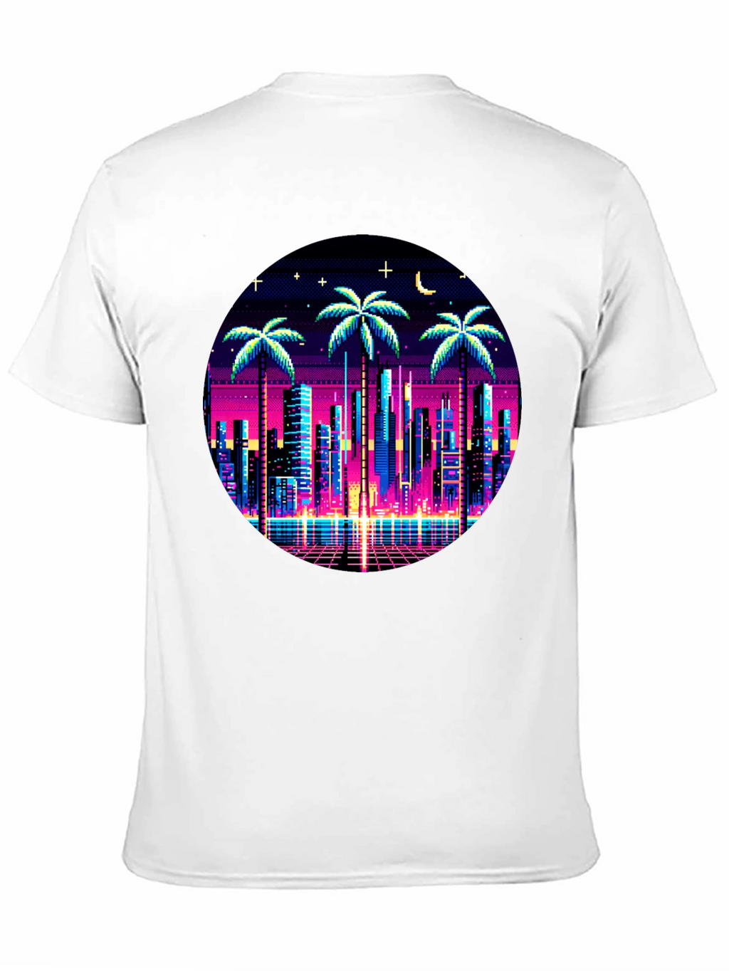 Retro Pixel City T-Shirt