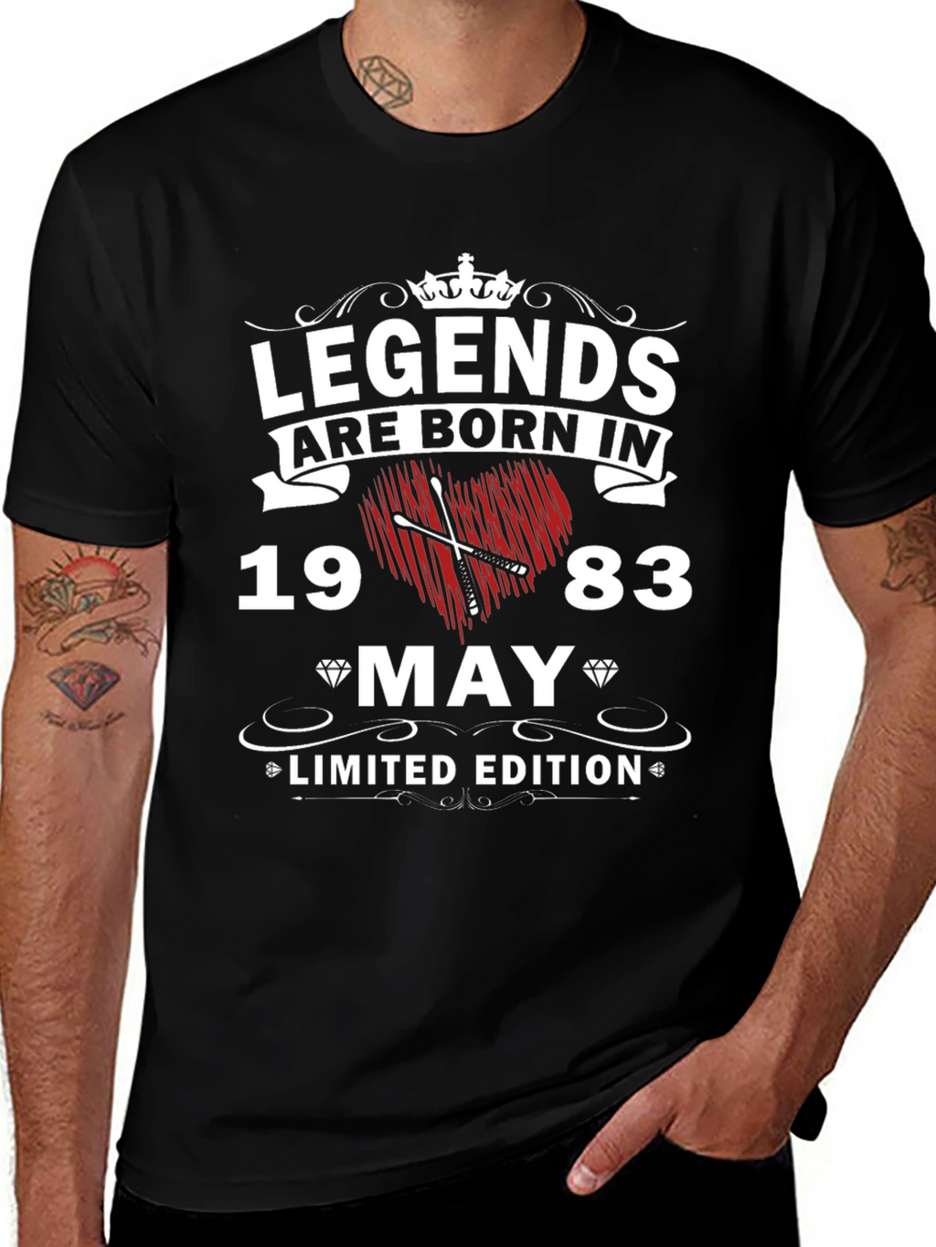 Legends Born In 1983 May Limited Edition T-Shirt
