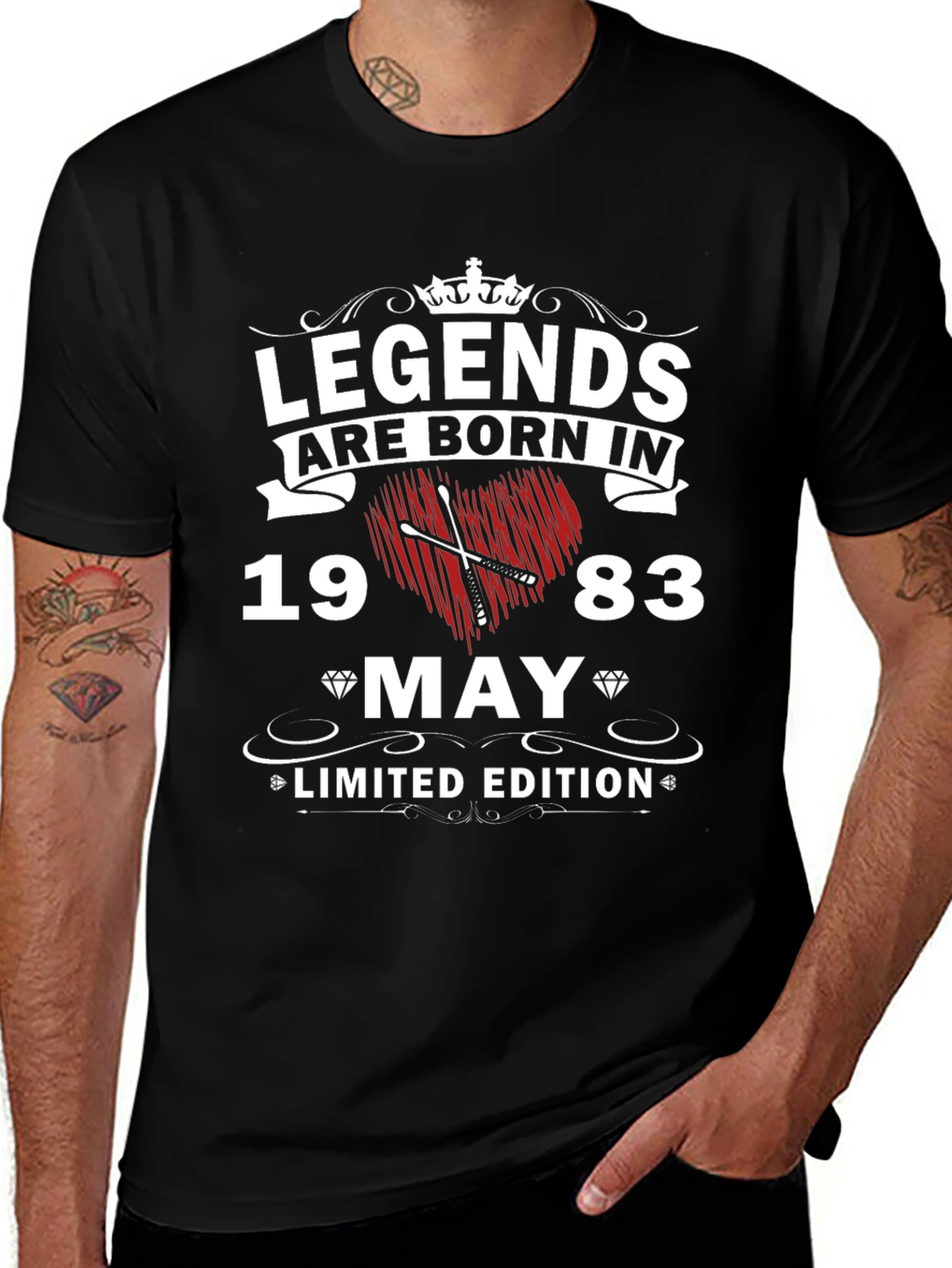 Legends Born In 1983 May Limited Edition T-Shirt