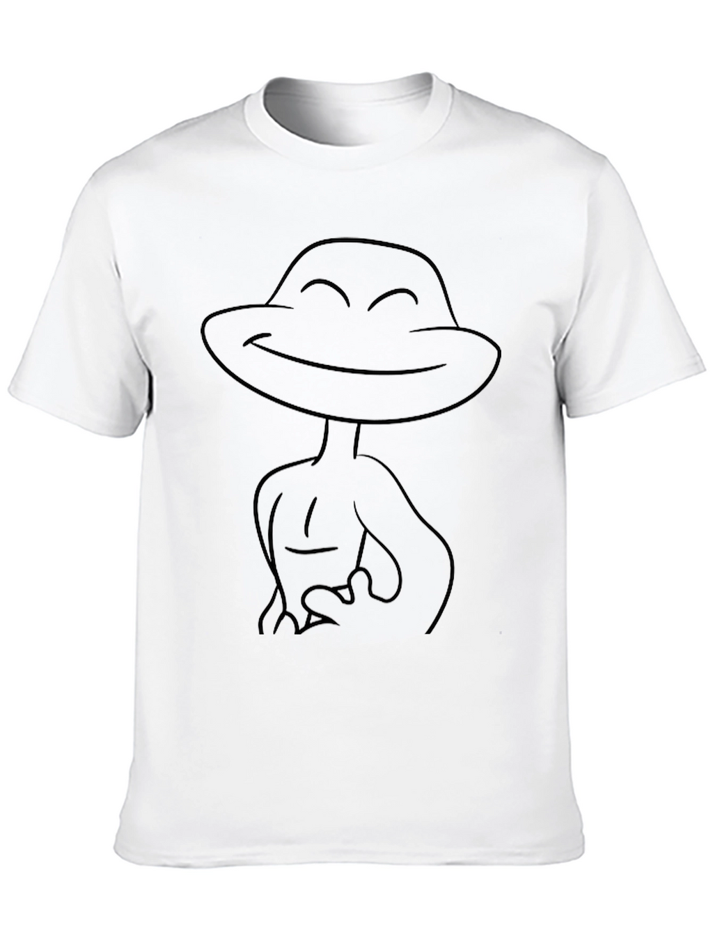 Smiling Frog Graphic Black T-Shirt