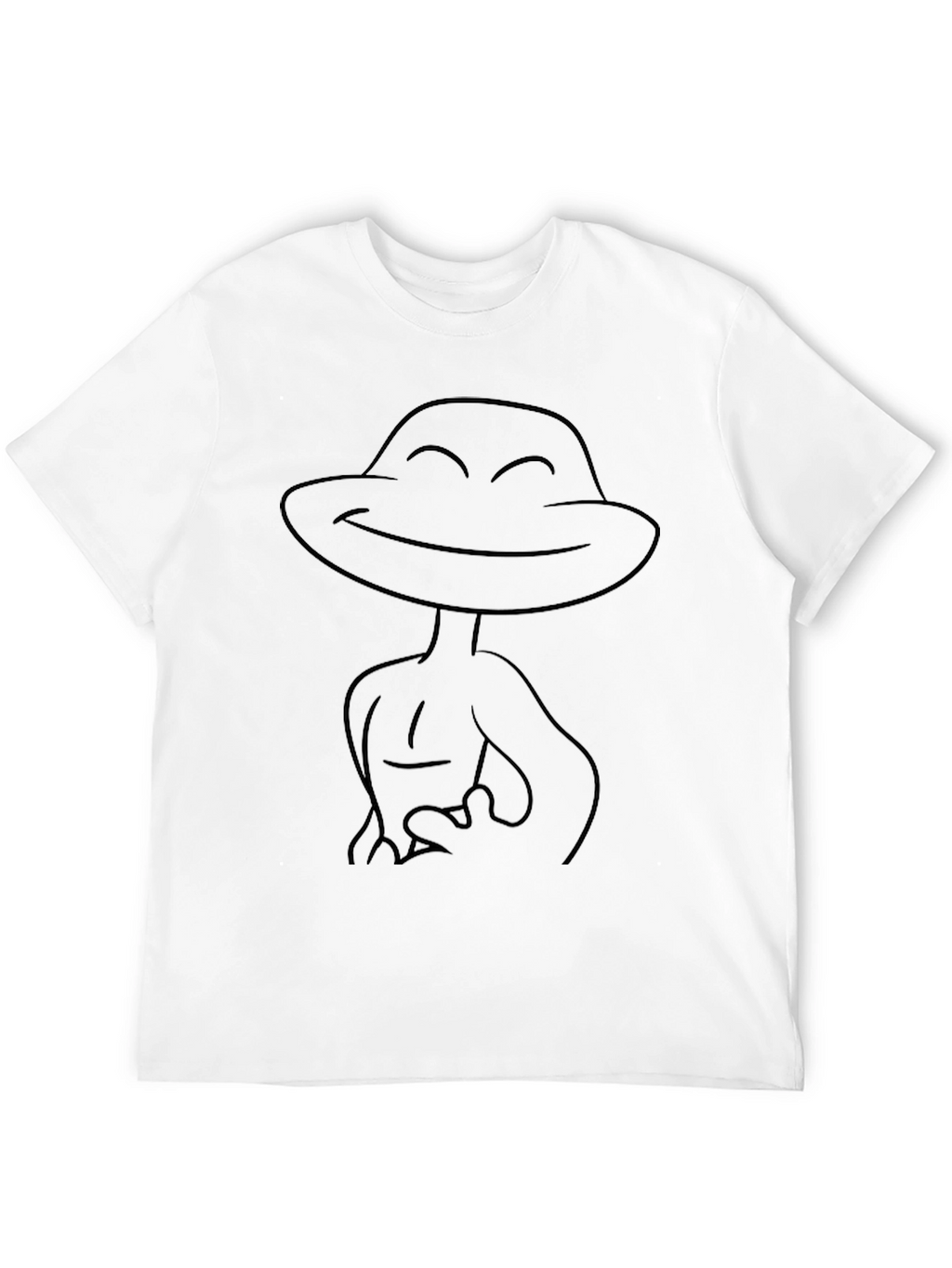 Smiling Frog Graphic Black T-Shirt