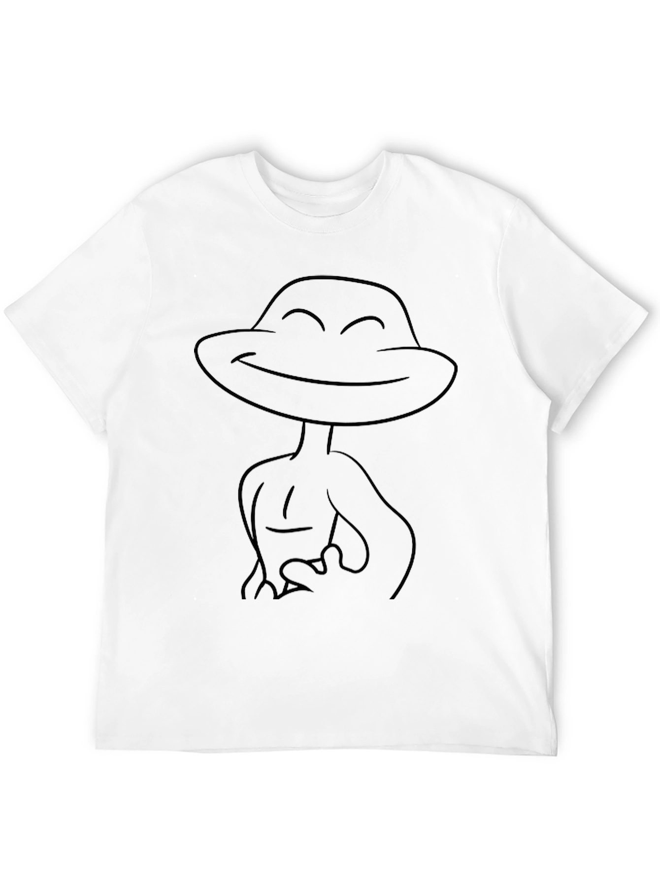 Smiling Frog Graphic Black T-Shirt