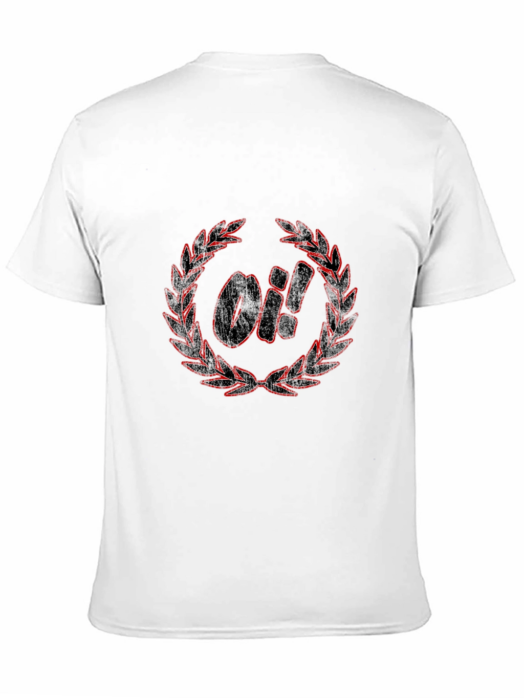 OI! Laurel Wreath Graphic T-Shirt - Black