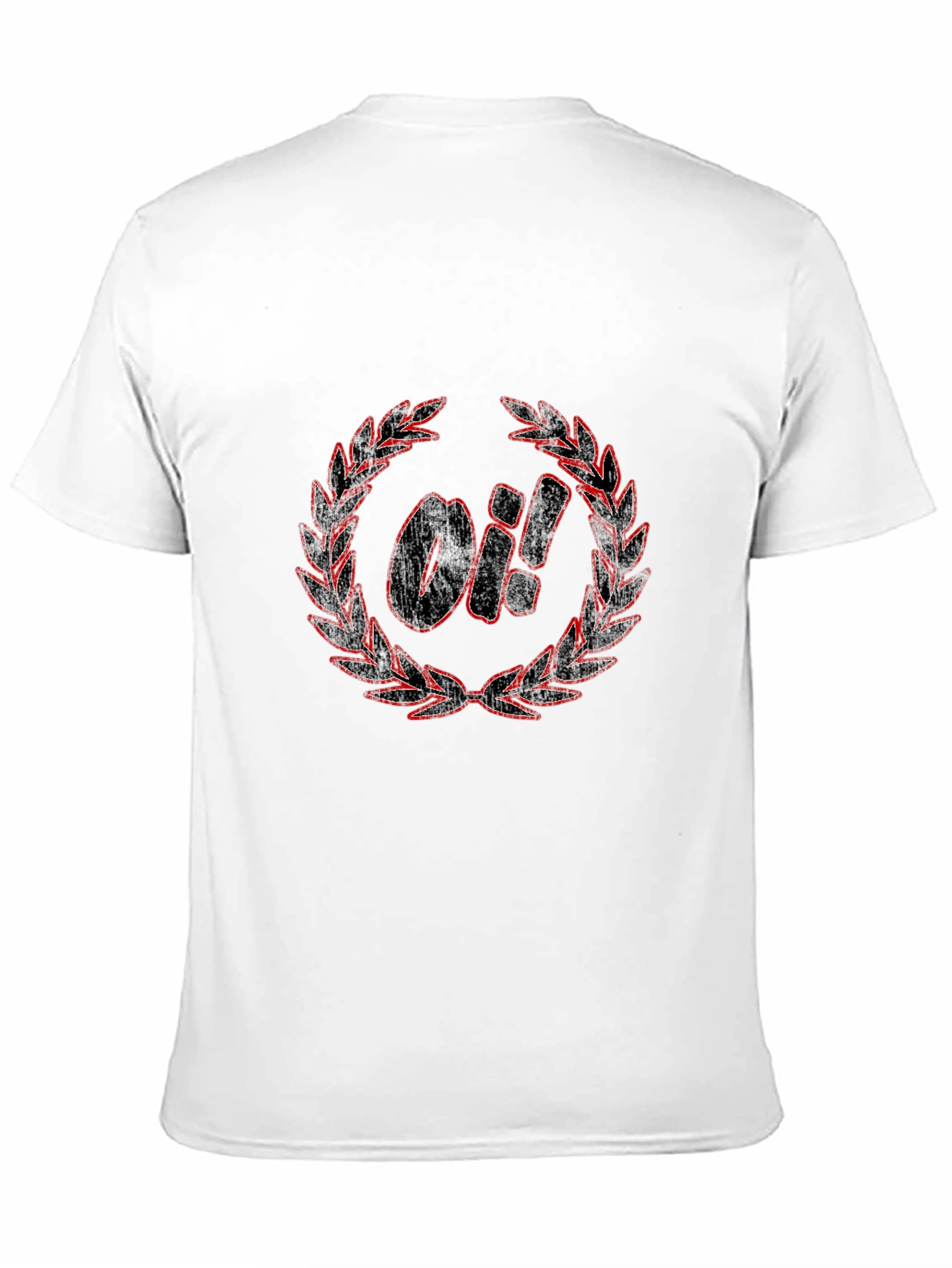 OI! Laurel Wreath Graphic T-Shirt - Black