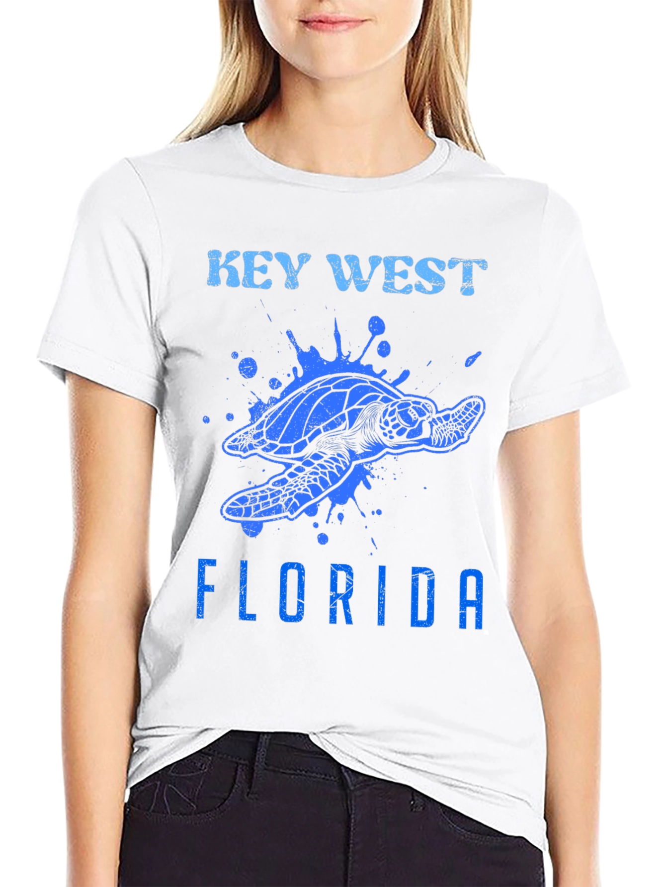 Key West Florida Turtle Graphic Tee