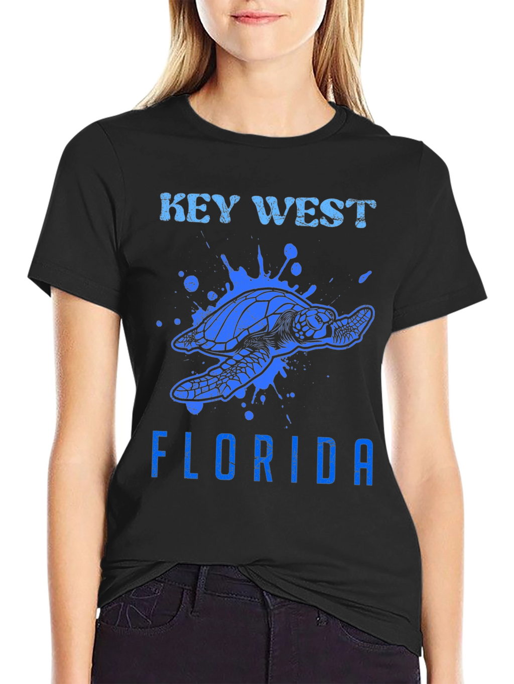Key West Florida Turtle Graphic Tee