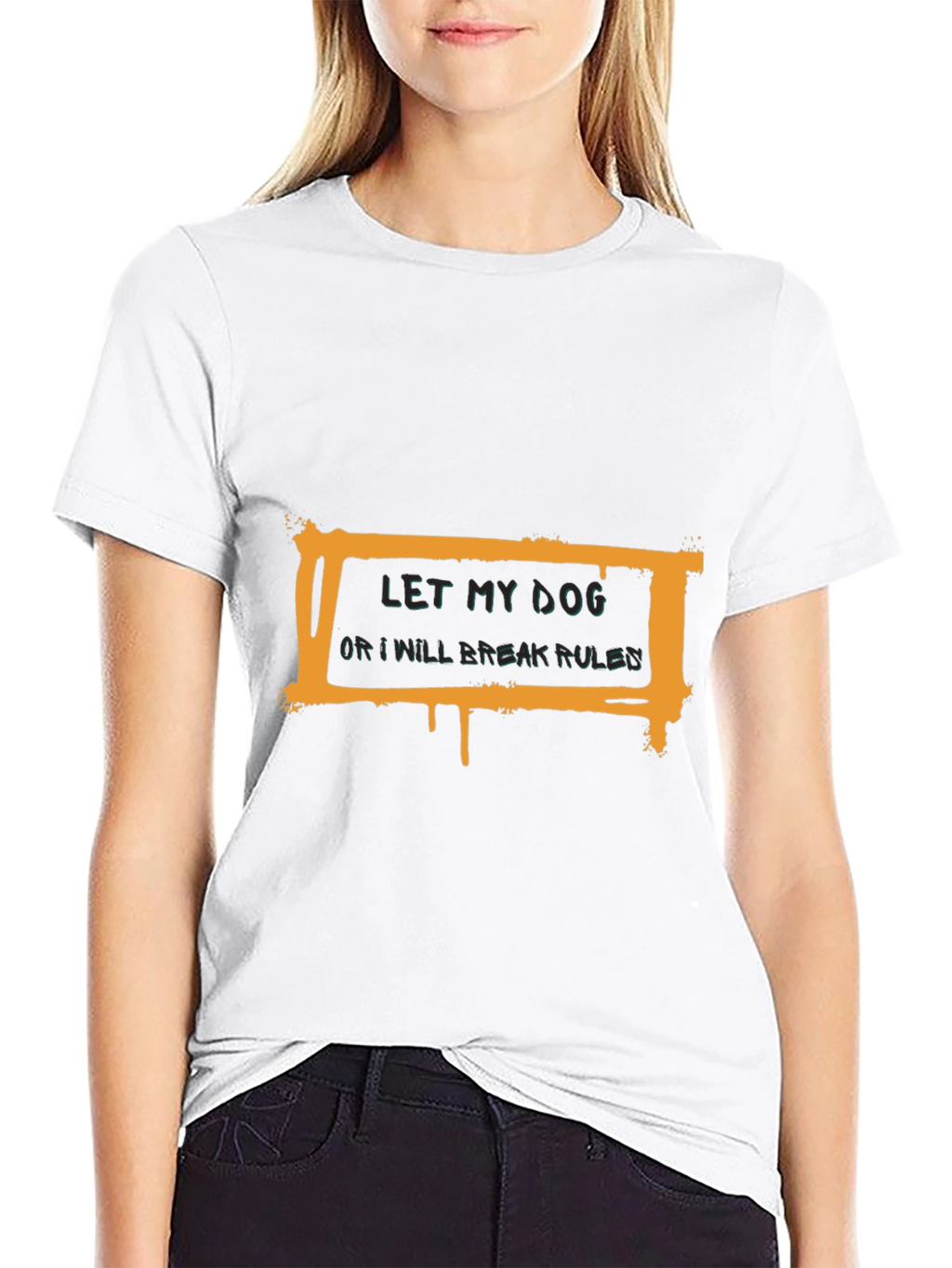 Let My Dog Out Graphic Tee