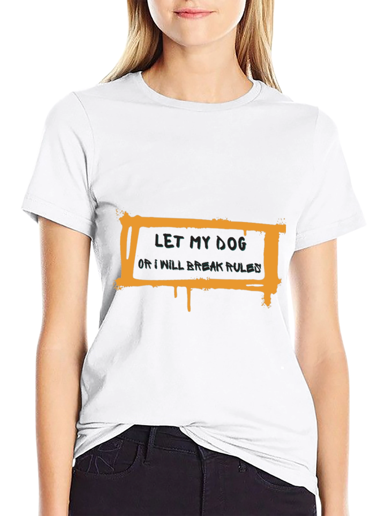 Let My Dog Out Graphic Tee