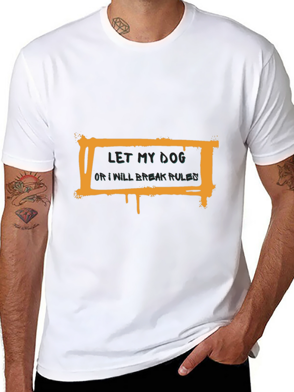 Let My Dog Out Graphic Tee