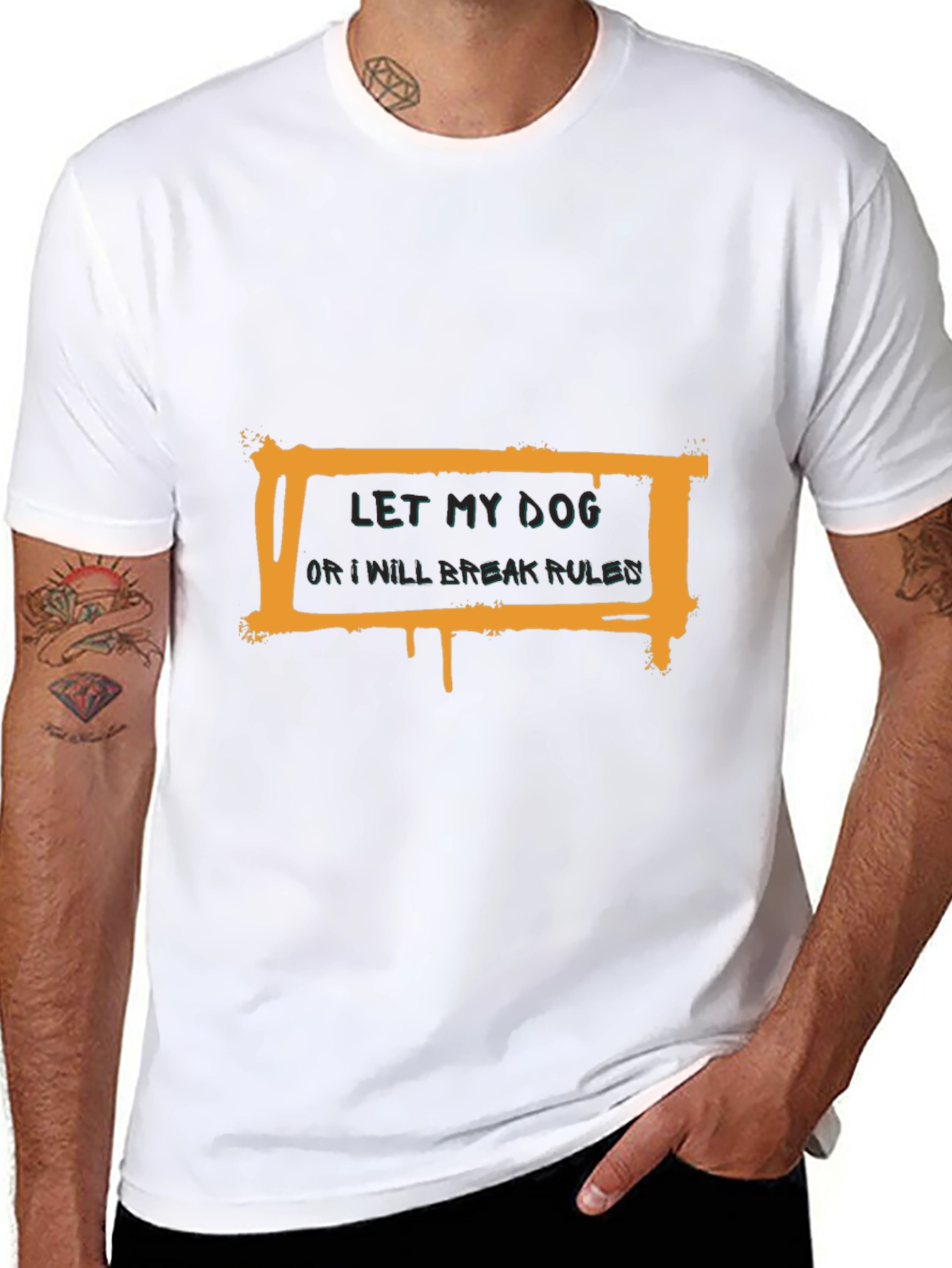 Let My Dog Out Graphic Tee