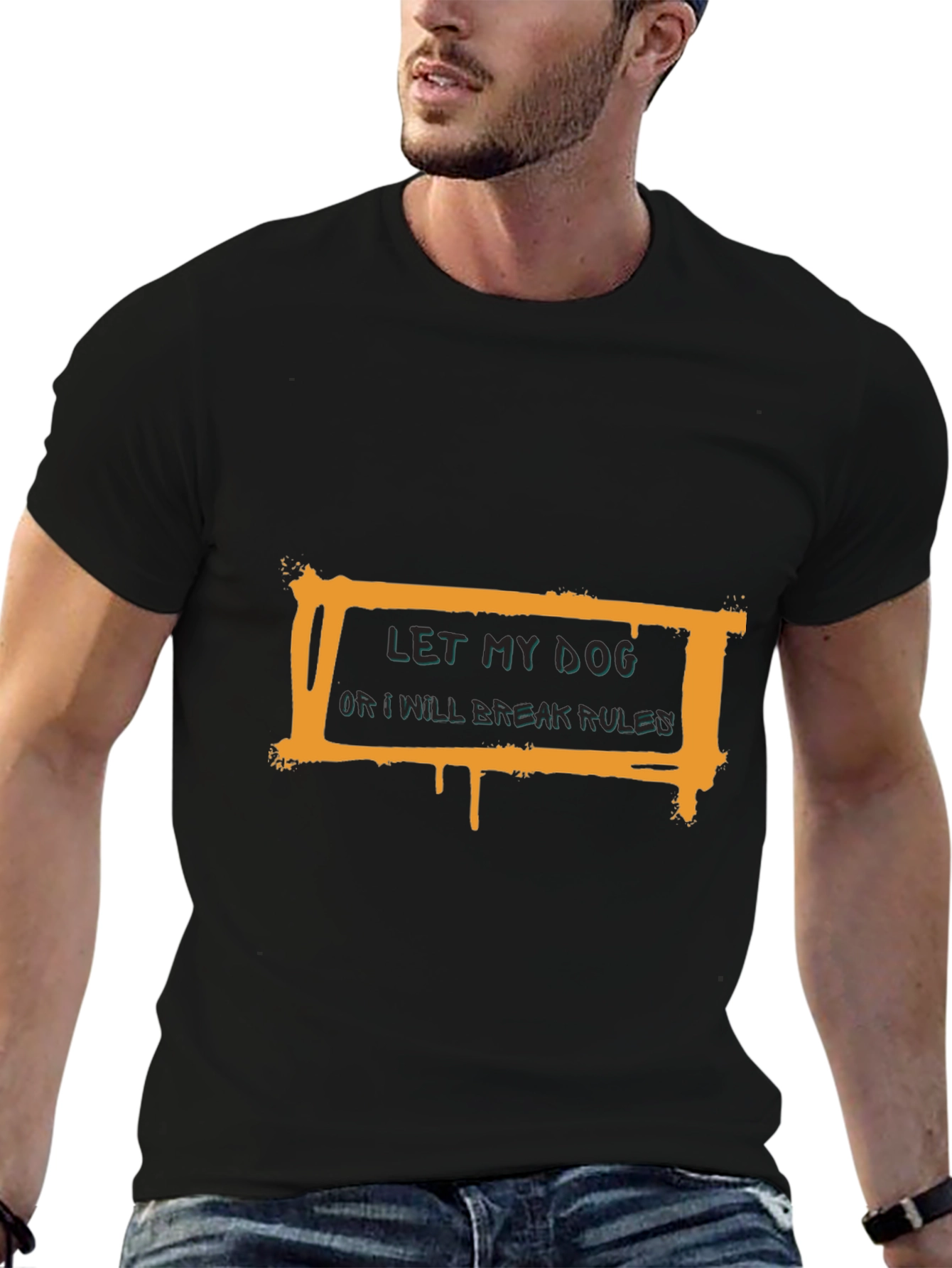 Let My Dog Out Graphic Tee