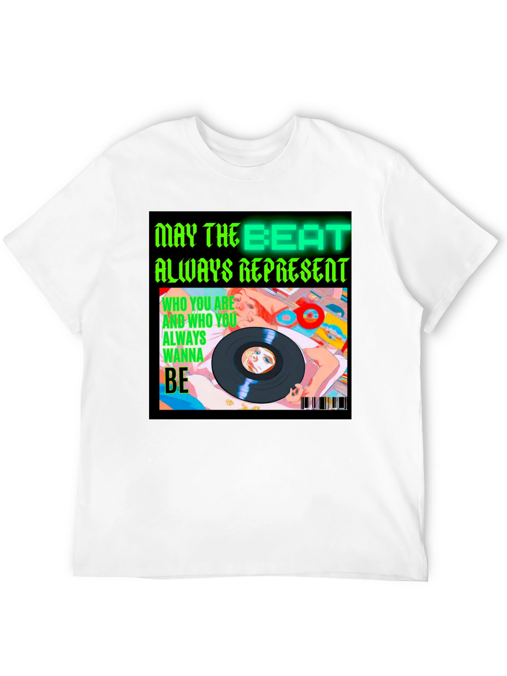 Beat Always Represents Black Graphic Tee