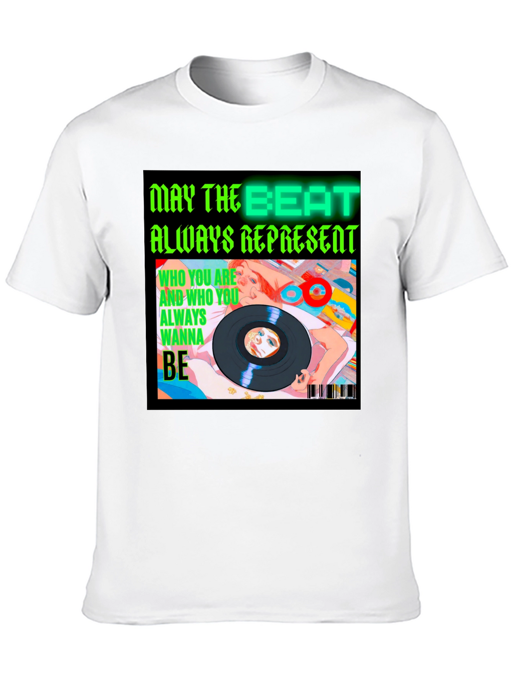 Beat Always Represents Black Graphic Tee