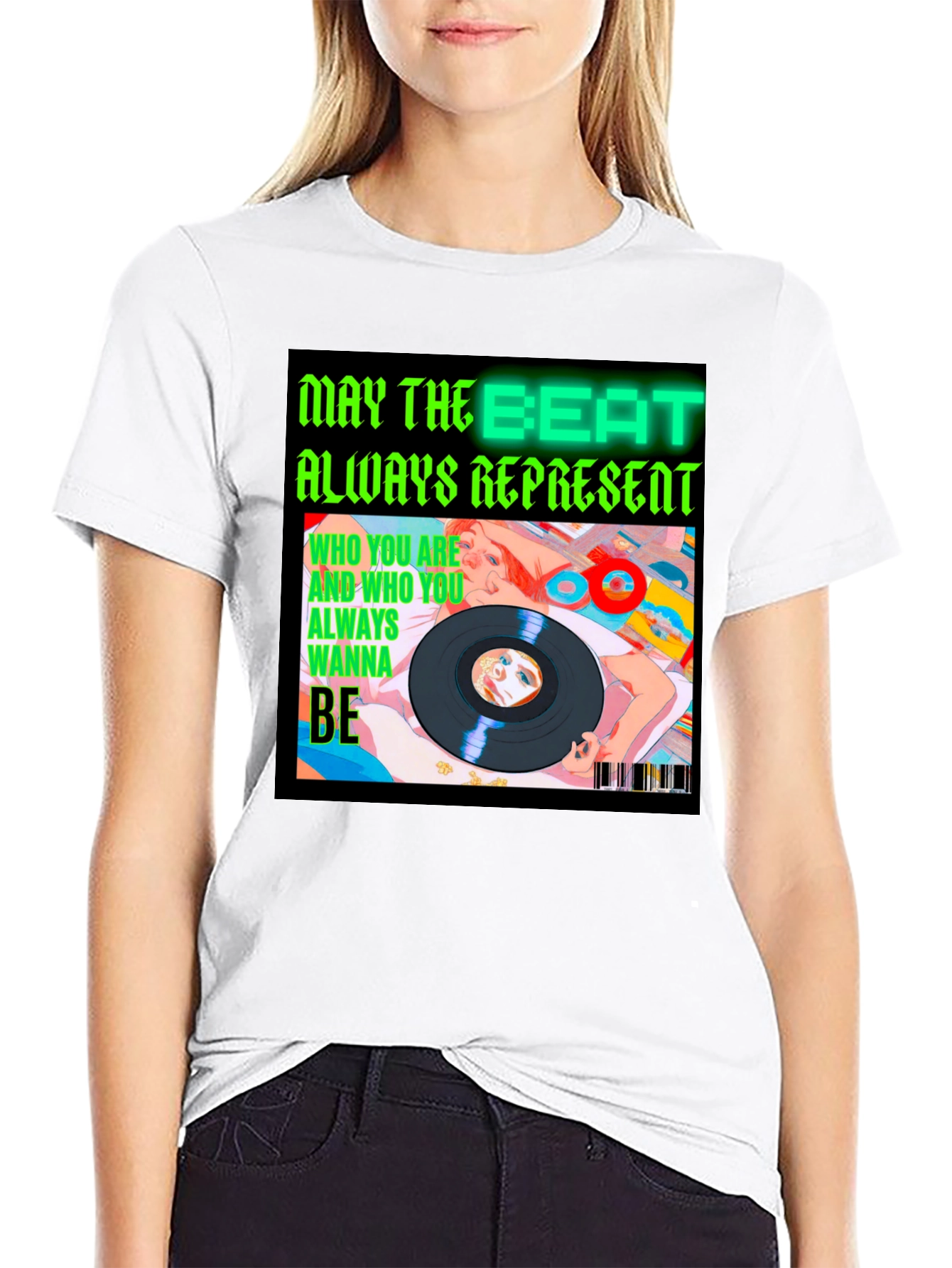 Beat Always Represents Black Graphic Tee
