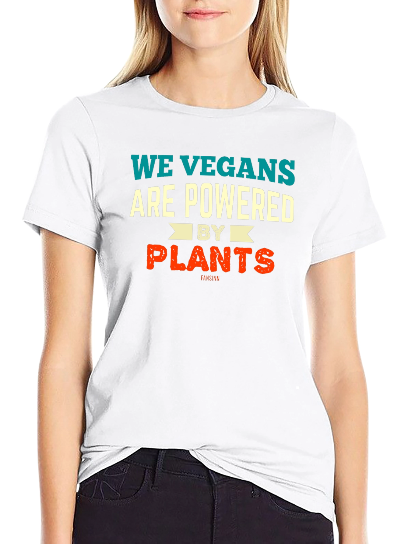 We Vegans Are Powered by Plants Graphic T-Shirt
