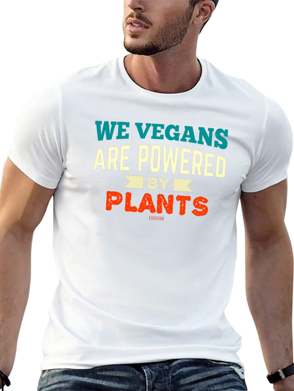 We Vegans Are Powered by Plants Graphic T-Shirt