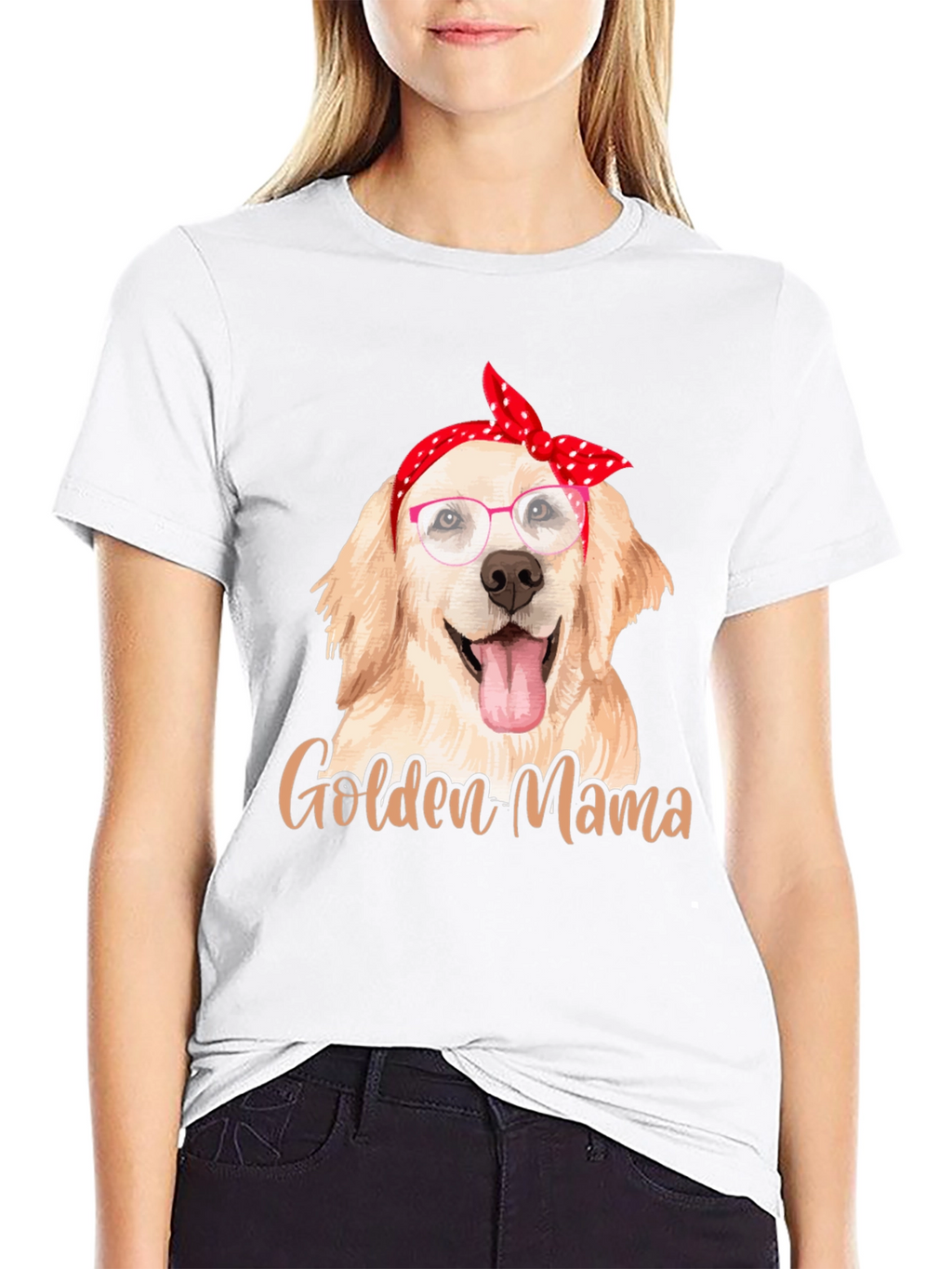 Golden Mama Dog Lover T-Shirt