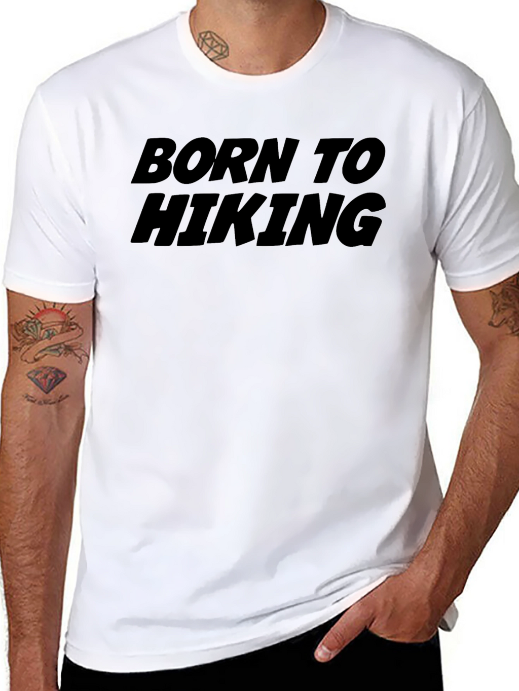 Born to Hiking Graphic T-Shirt
