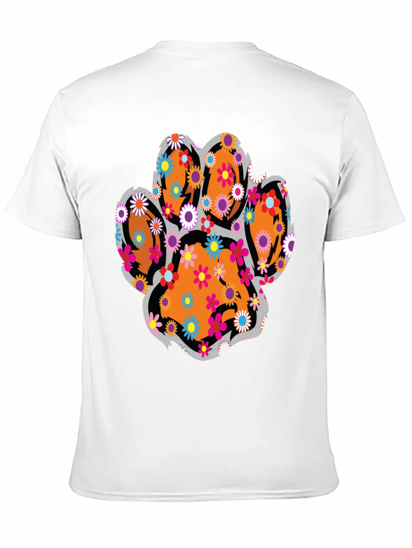 A Baby Tiger With Flowers, Cute Baby Tiger Classic Cotton Tee – Unisex Comfort For Any Season