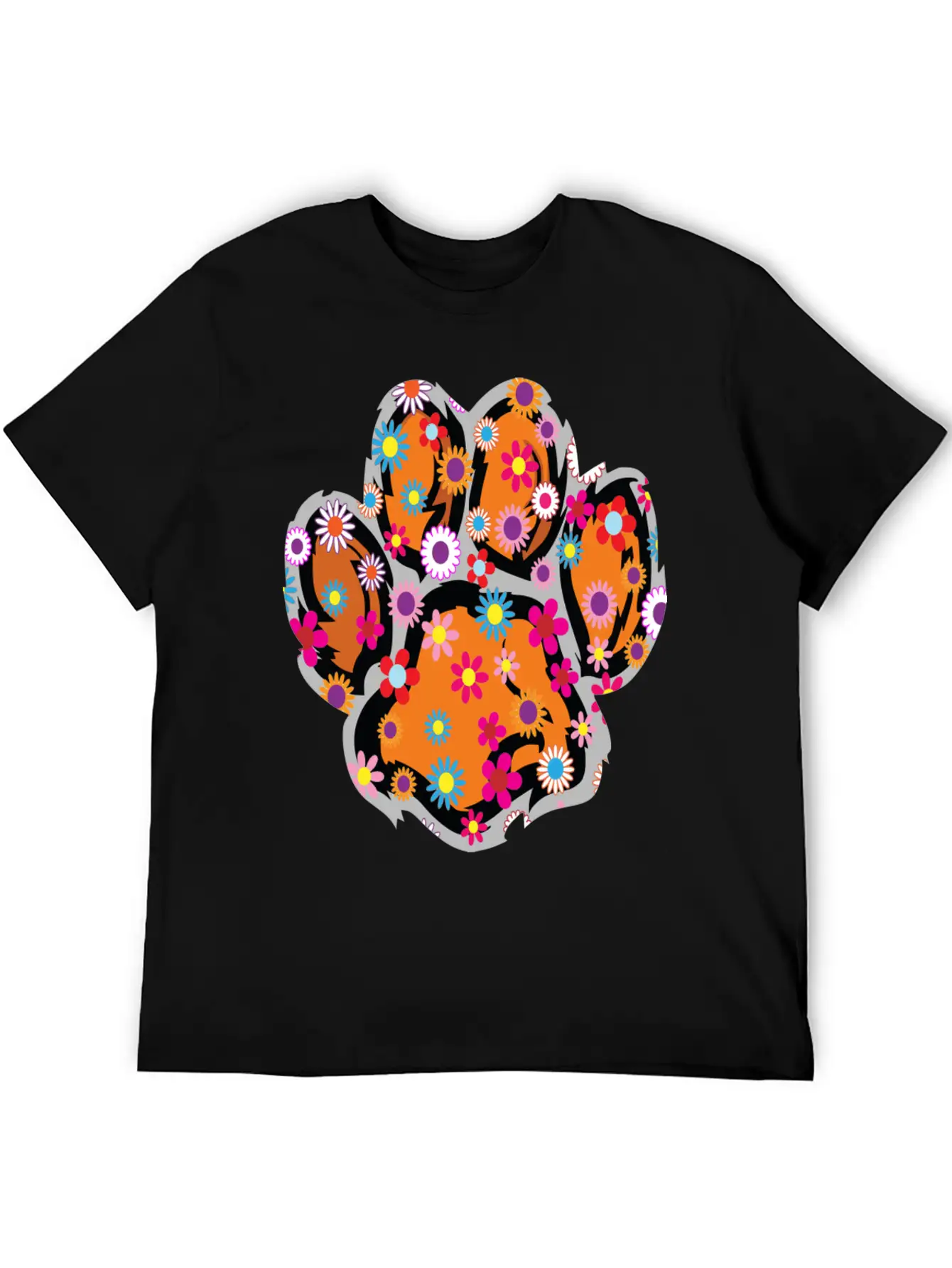 A Baby Tiger With Flowers, Cute Baby Tiger Classic Cotton Tee – Unisex Comfort For Any Season