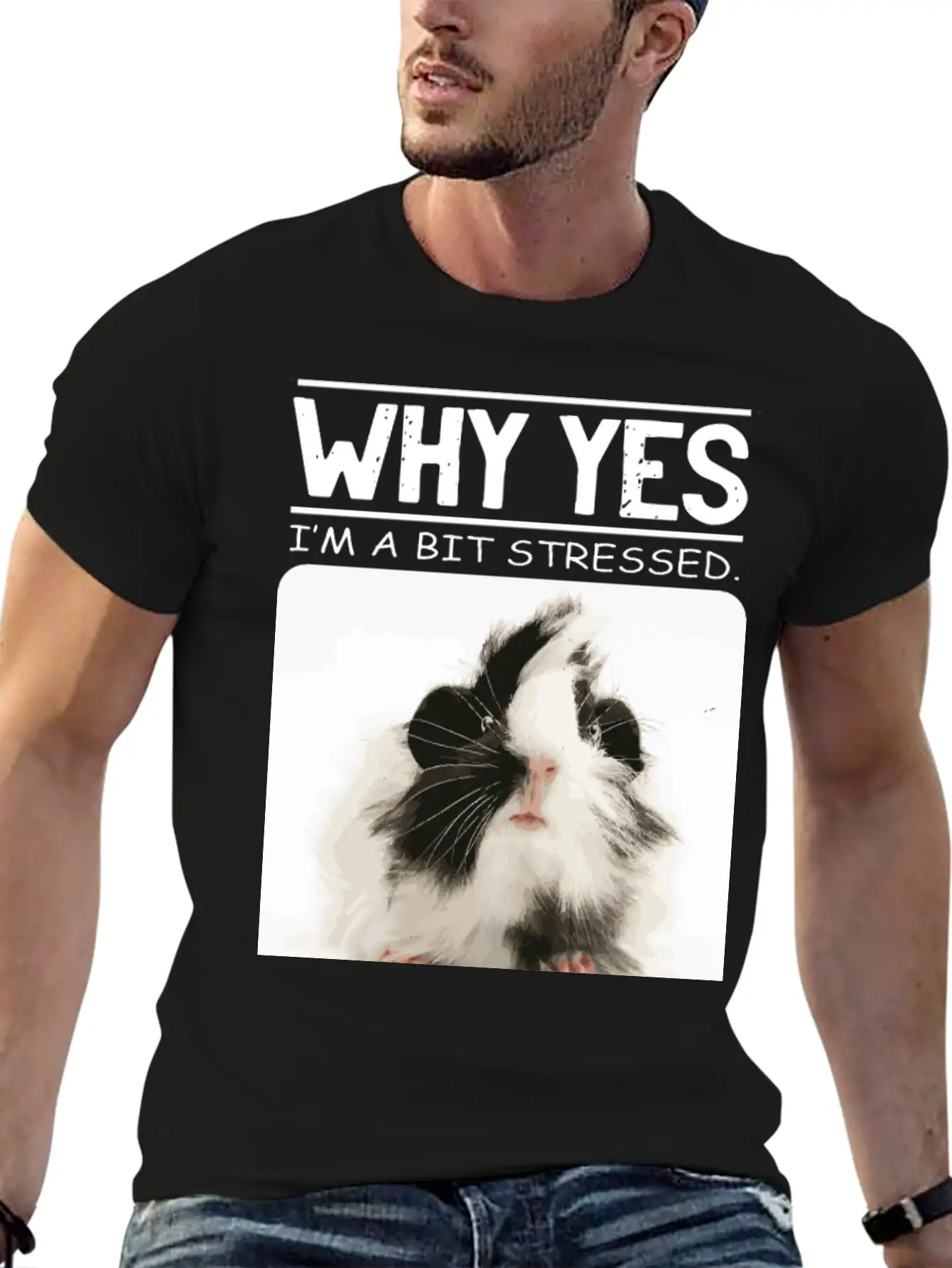 A Bit Stressed Funny And Joker Gift Classic Cotton Tee – Unisex Comfort For Any Season
