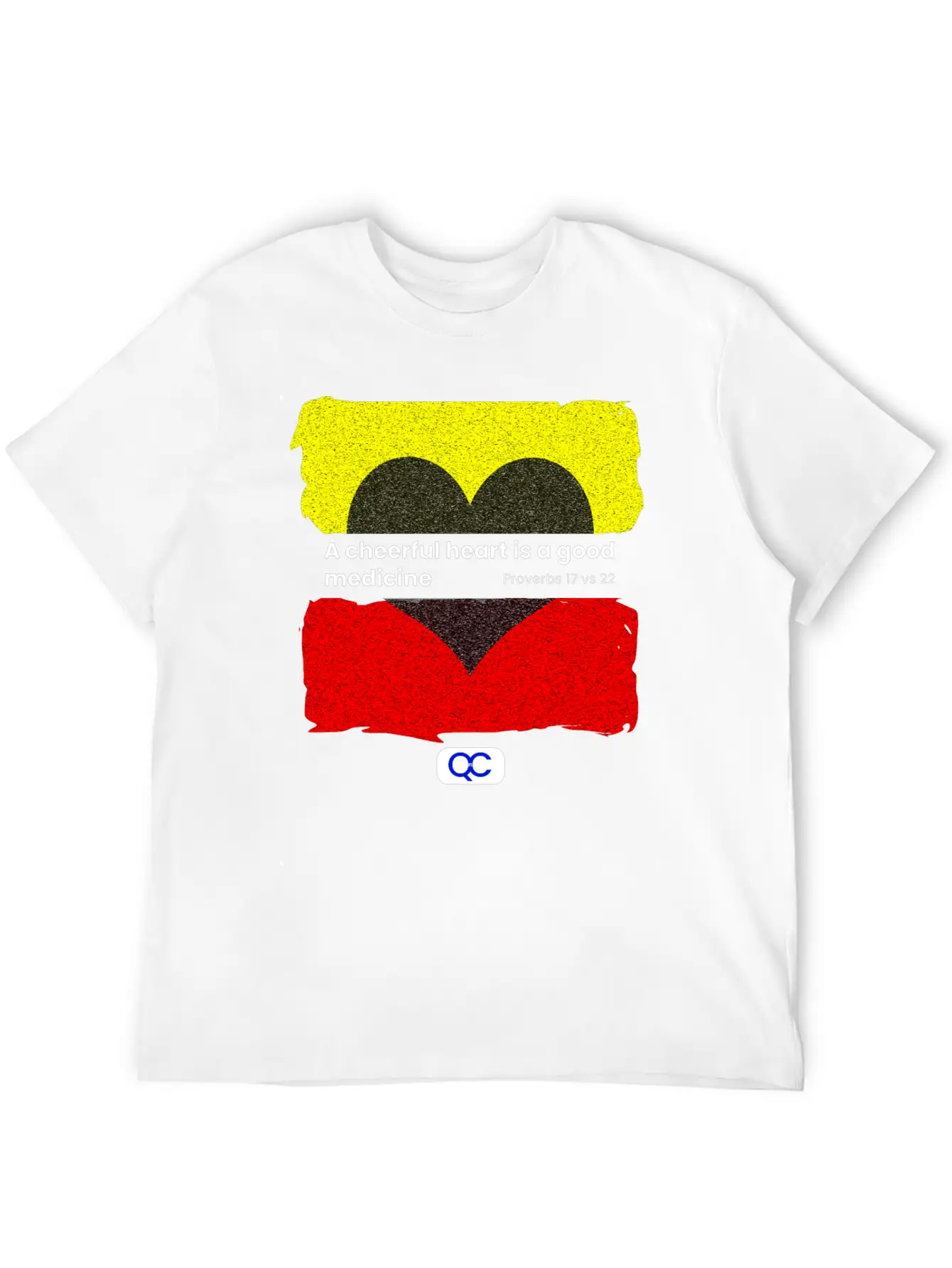 A Cheerful Heart Is A Good Medicine Relaxed Everyday Tee – Lightweight And Durable Cotton