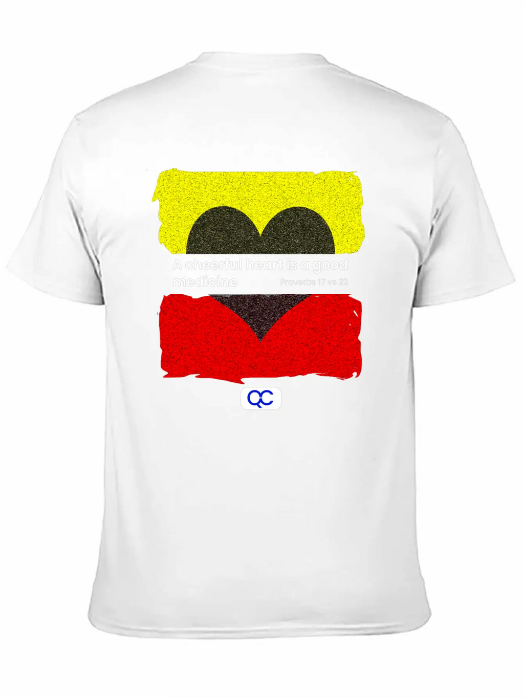A Cheerful Heart Is A Good Medicine Relaxed Everyday Tee – Lightweight And Durable Cotton