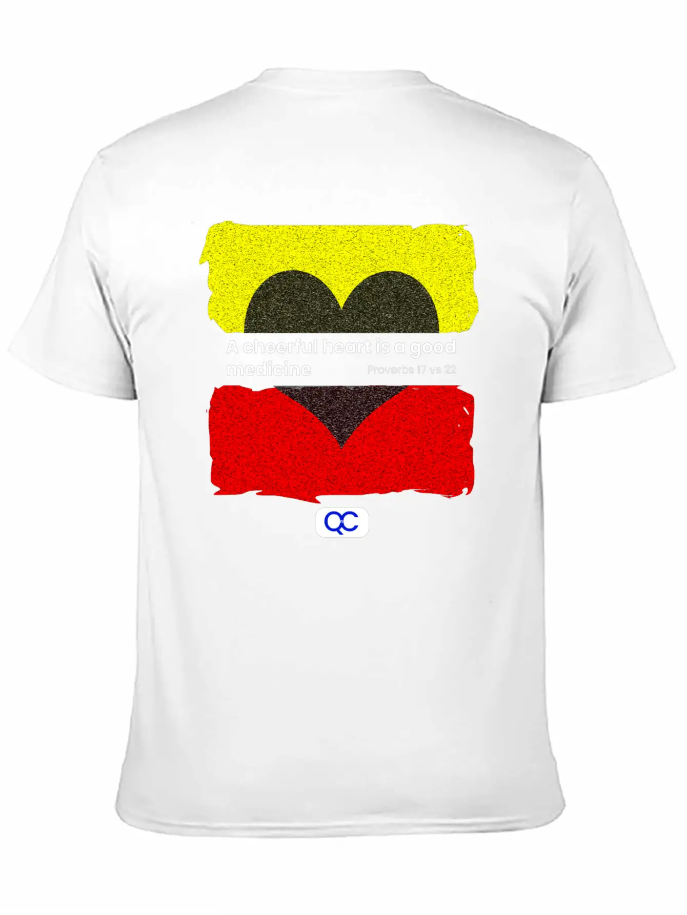 A Cheerful Heart Is A Good Medicine Relaxed Everyday Tee – Lightweight And Durable Cotton