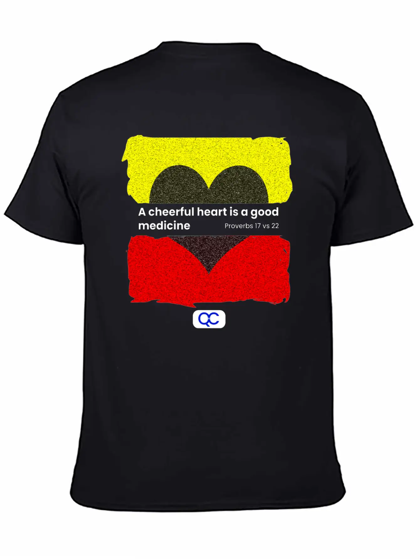 A Cheerful Heart Is A Good Medicine Relaxed Everyday Tee – Lightweight And Durable Cotton