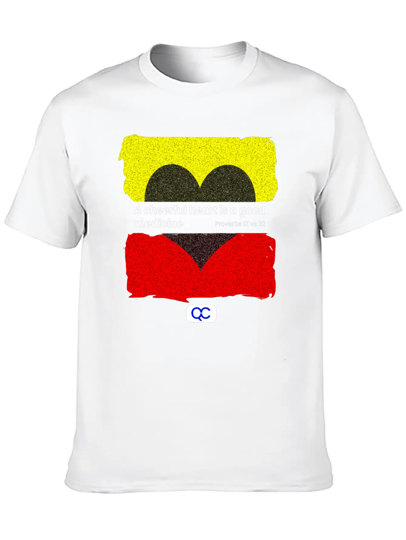 A Cheerful Heart Is A Good Medicine Relaxed Everyday Tee – Lightweight And Durable Cotton