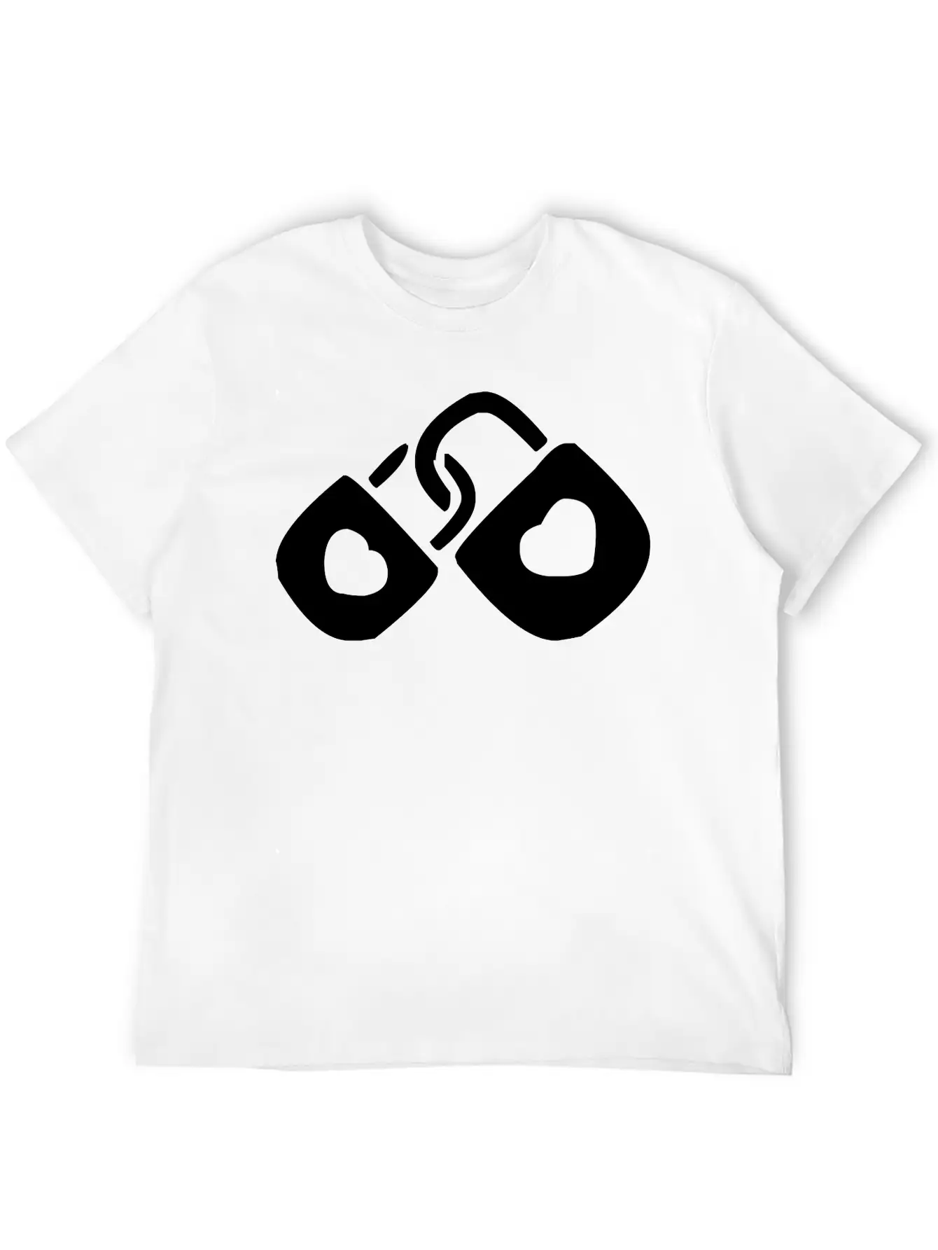 A Couple Of Locked Hearts Classic Cotton Tee – Unisex Comfort For Any Season