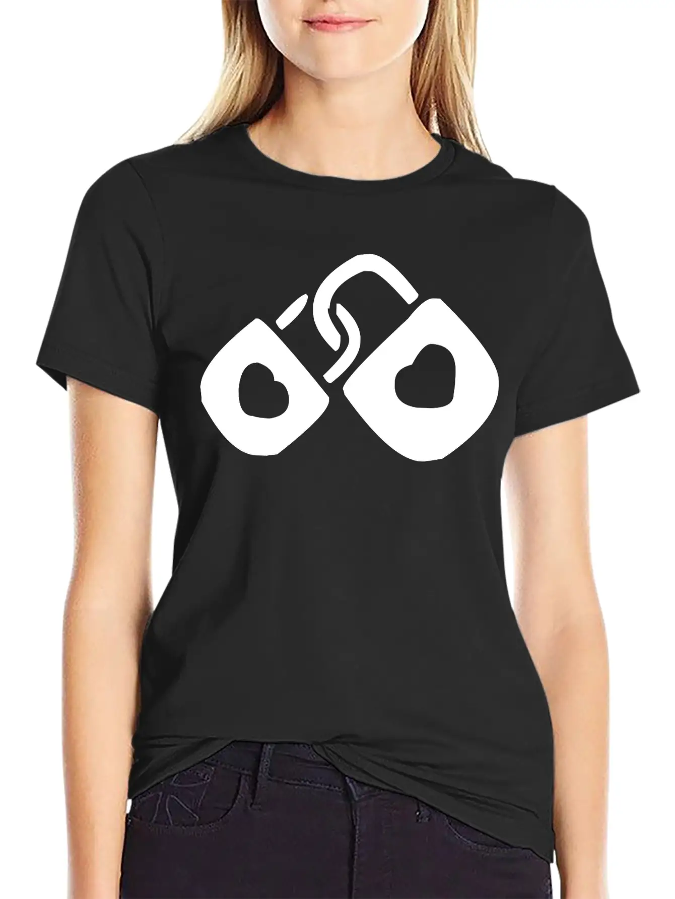 A Couple Of Locked Hearts Classic Cotton Tee – Unisex Comfort For Any Season