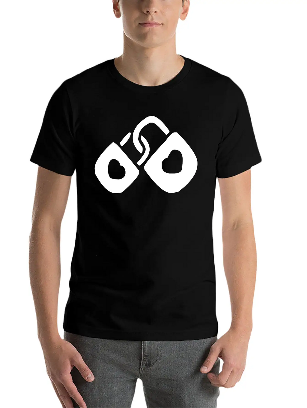 A Couple Of Locked Hearts Classic Cotton Tee – Unisex Comfort For Any Season