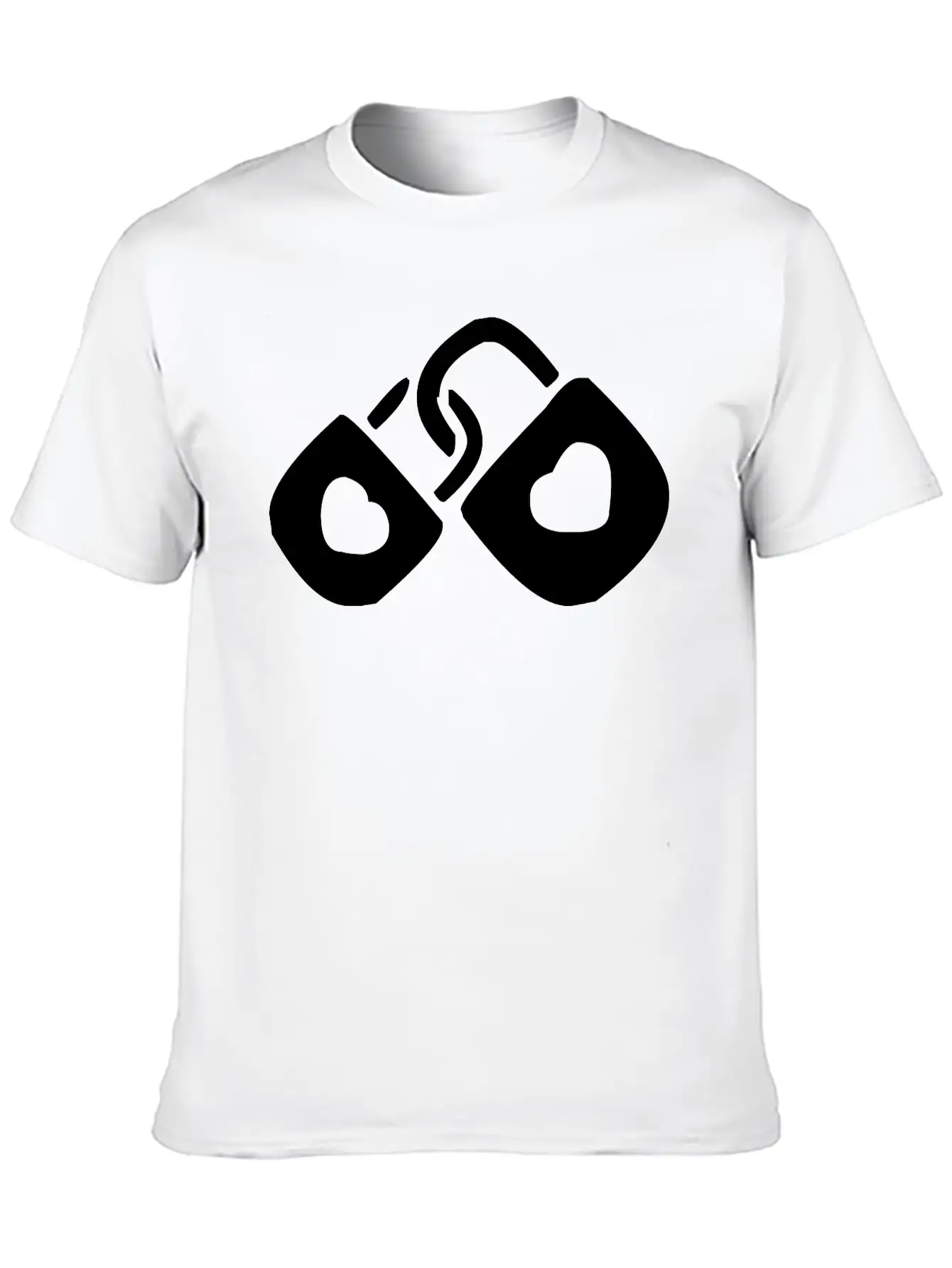 A Couple Of Locked Hearts Classic Cotton Tee – Unisex Comfort For Any Season