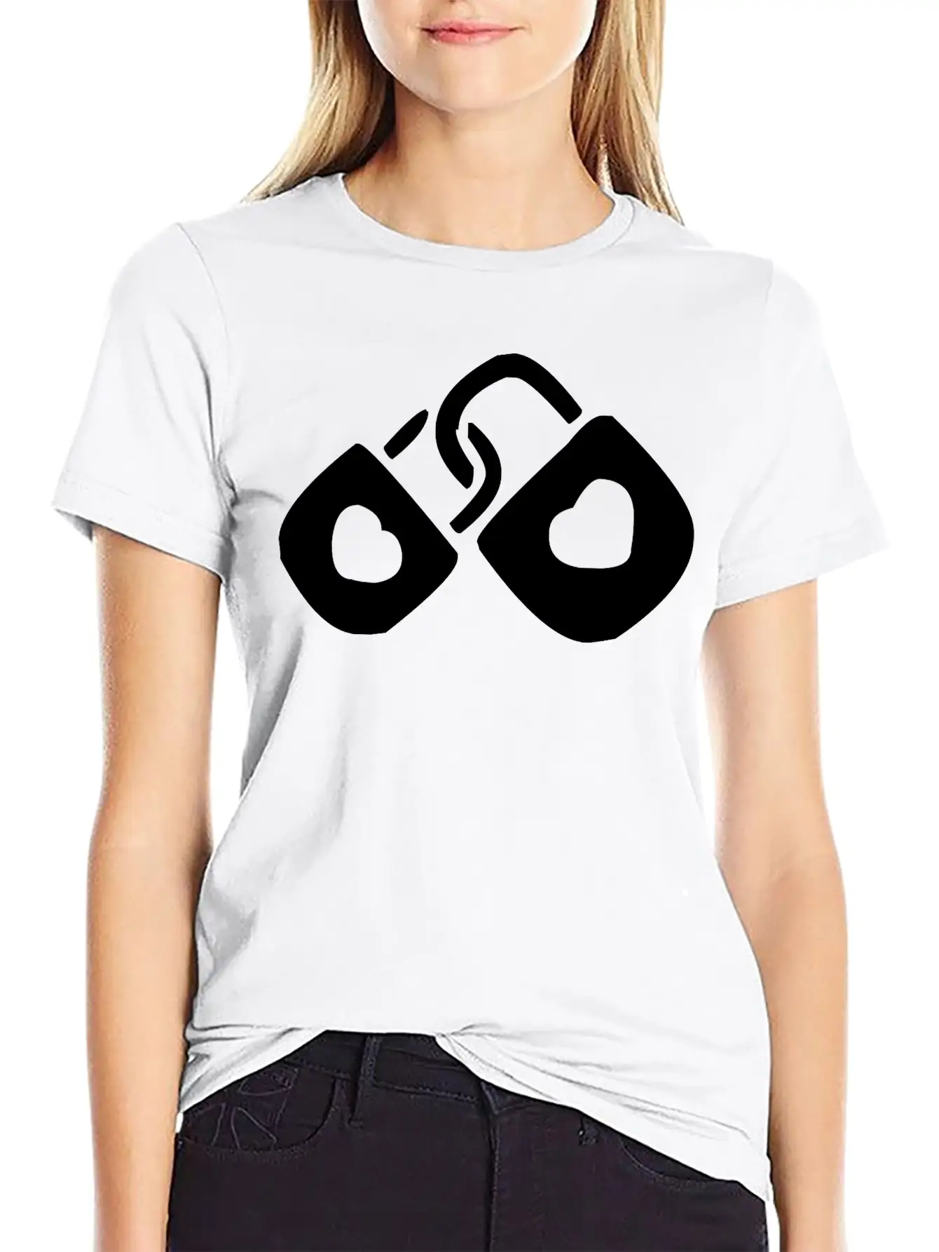 A Couple Of Locked Hearts Classic Cotton Tee – Unisex Comfort For Any Season